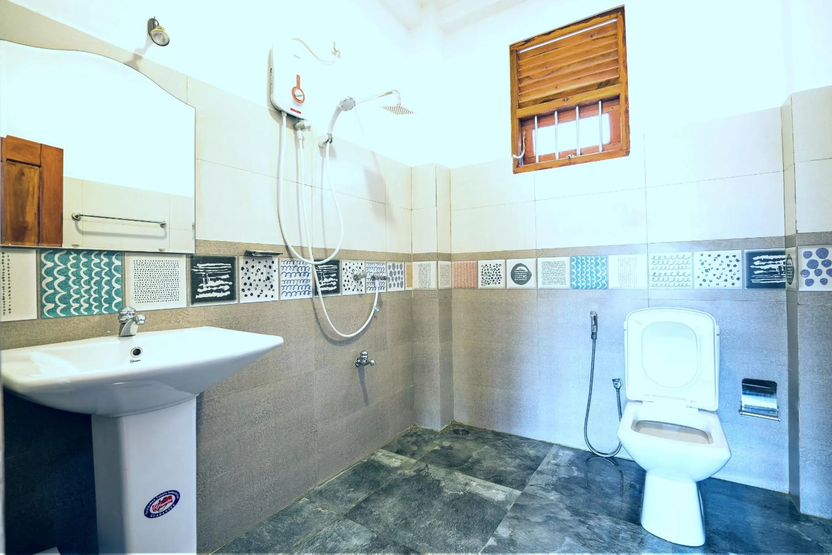 Bathroom in Ocean Bay Surf Resort Weligama