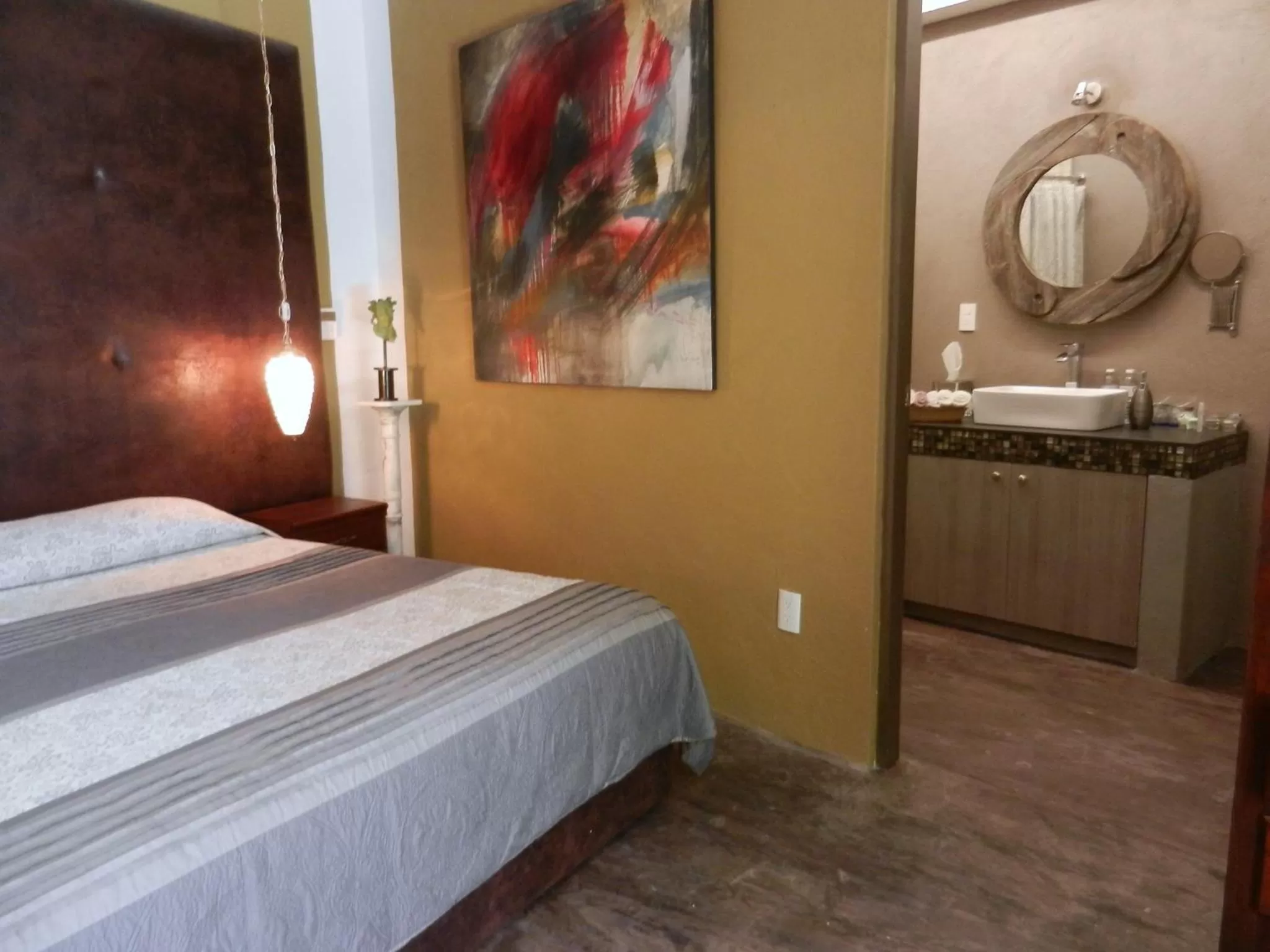 Photo of the whole room, Bed in La Casa del Atrio