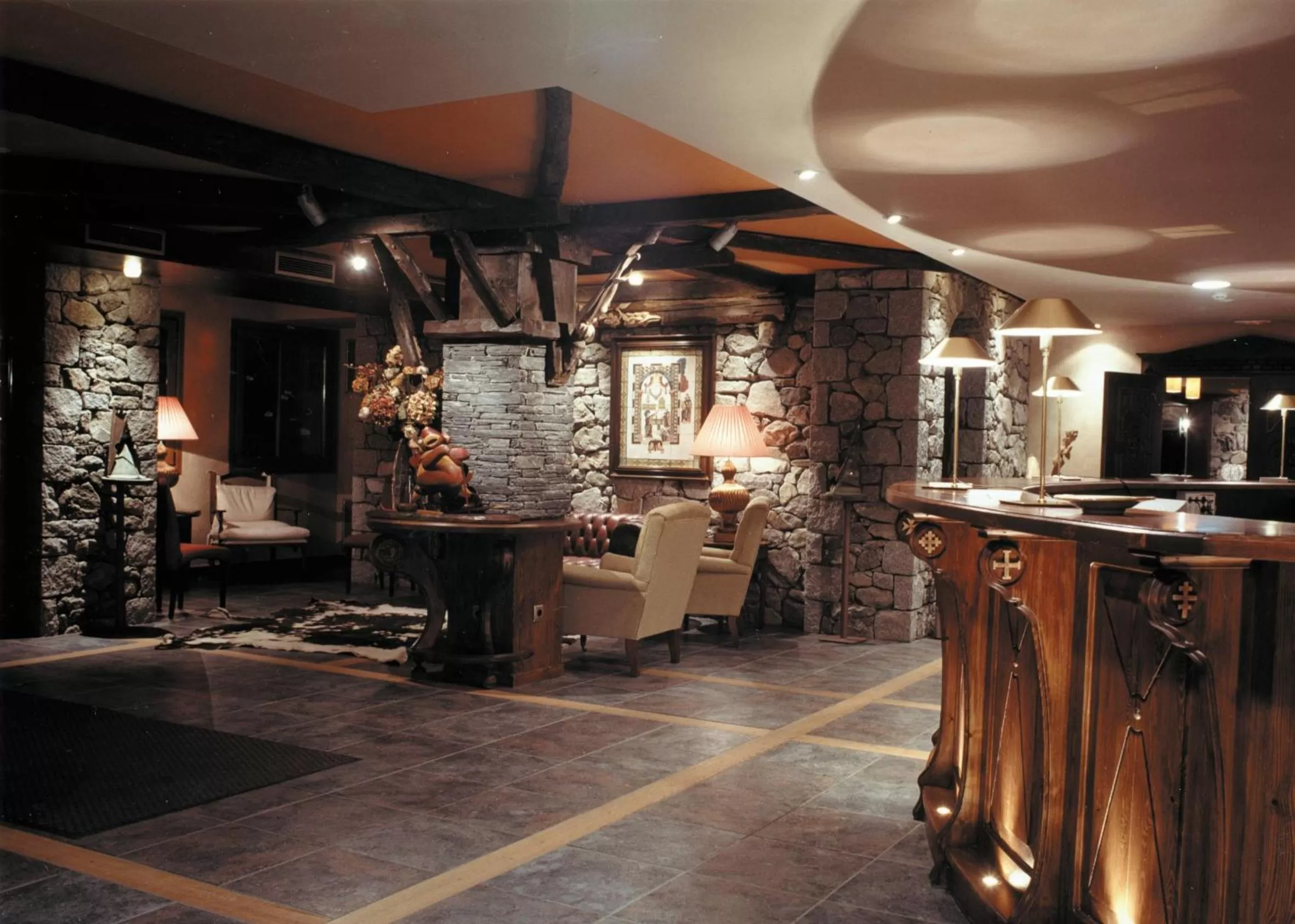 Lobby or reception in Hotel Hospital de Benasque