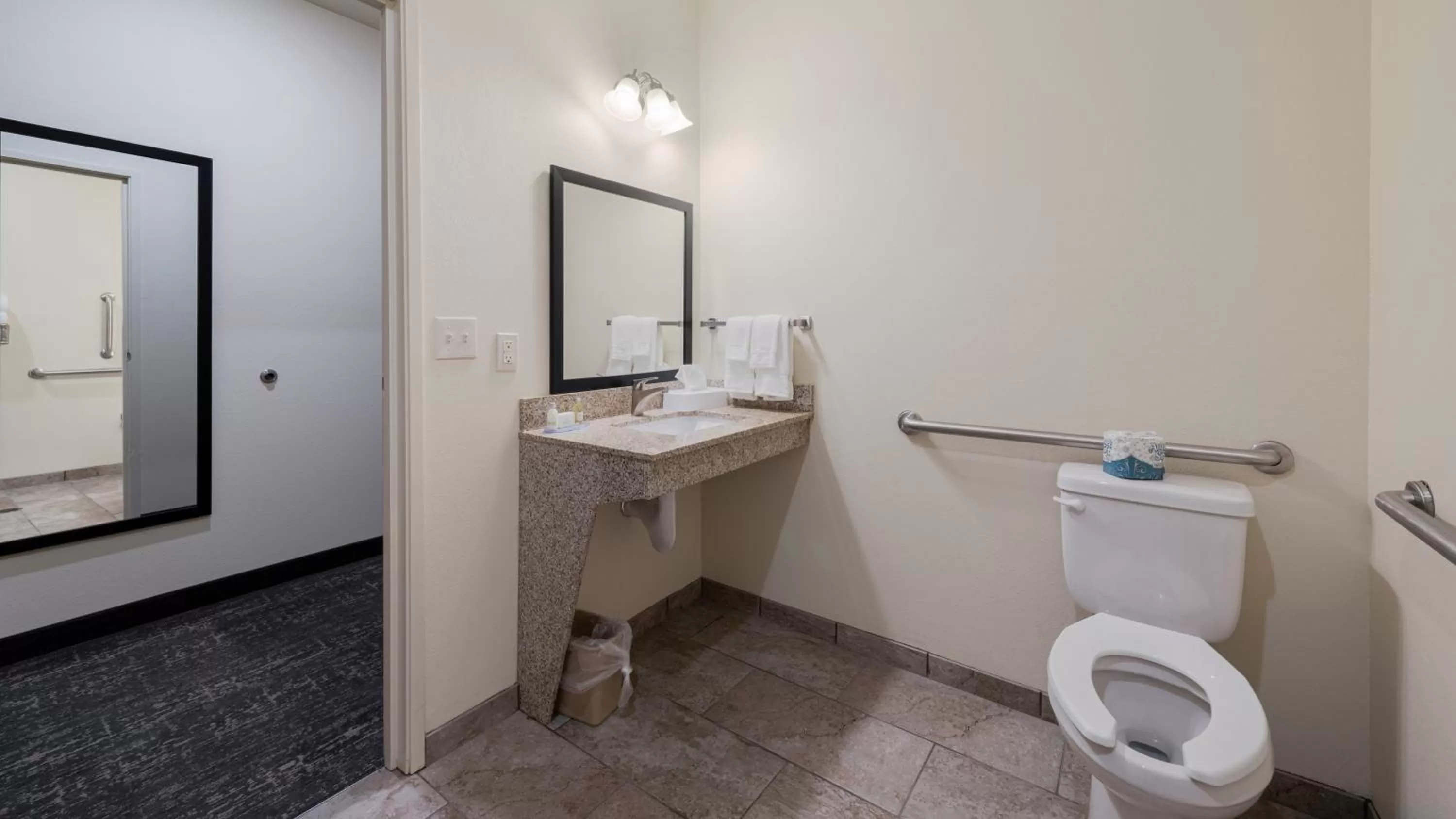 Toilet in Cobblestone Hotel & Suites - Two Rivers