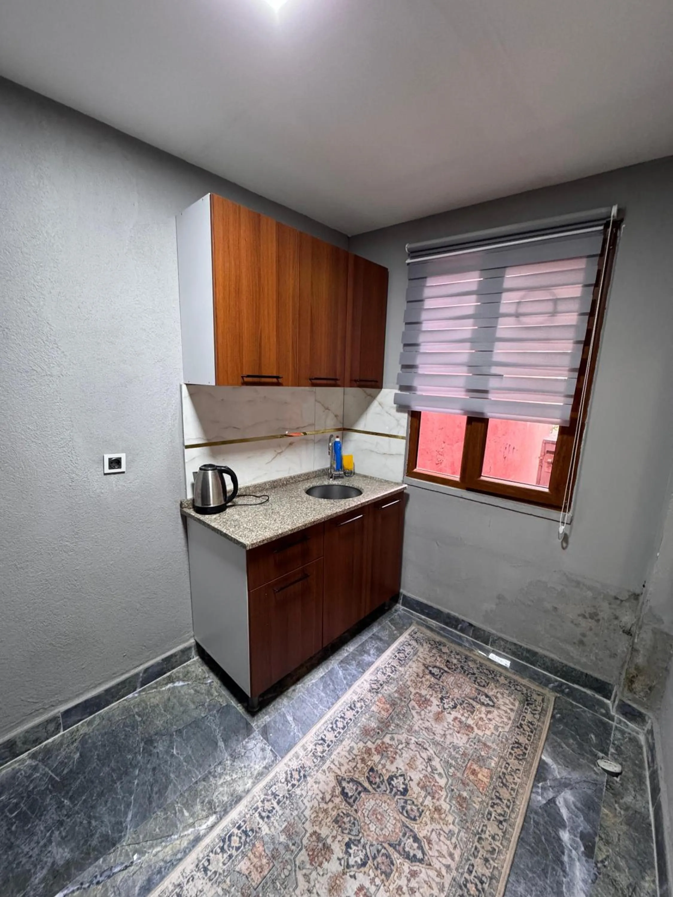 Kitchen or kitchenette in Royal Gur Hotel