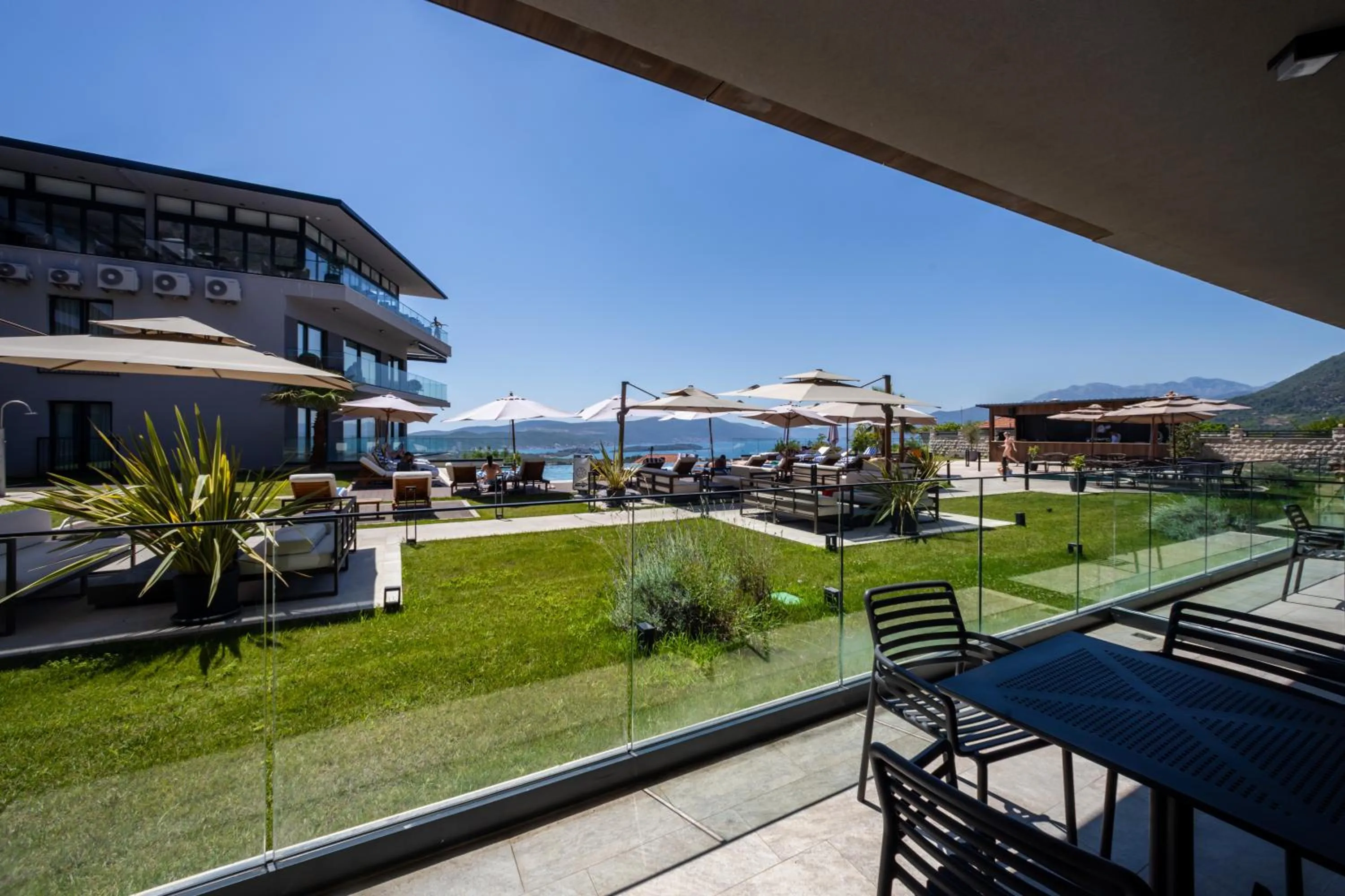 Patio in Royal Blue Resort & Residences