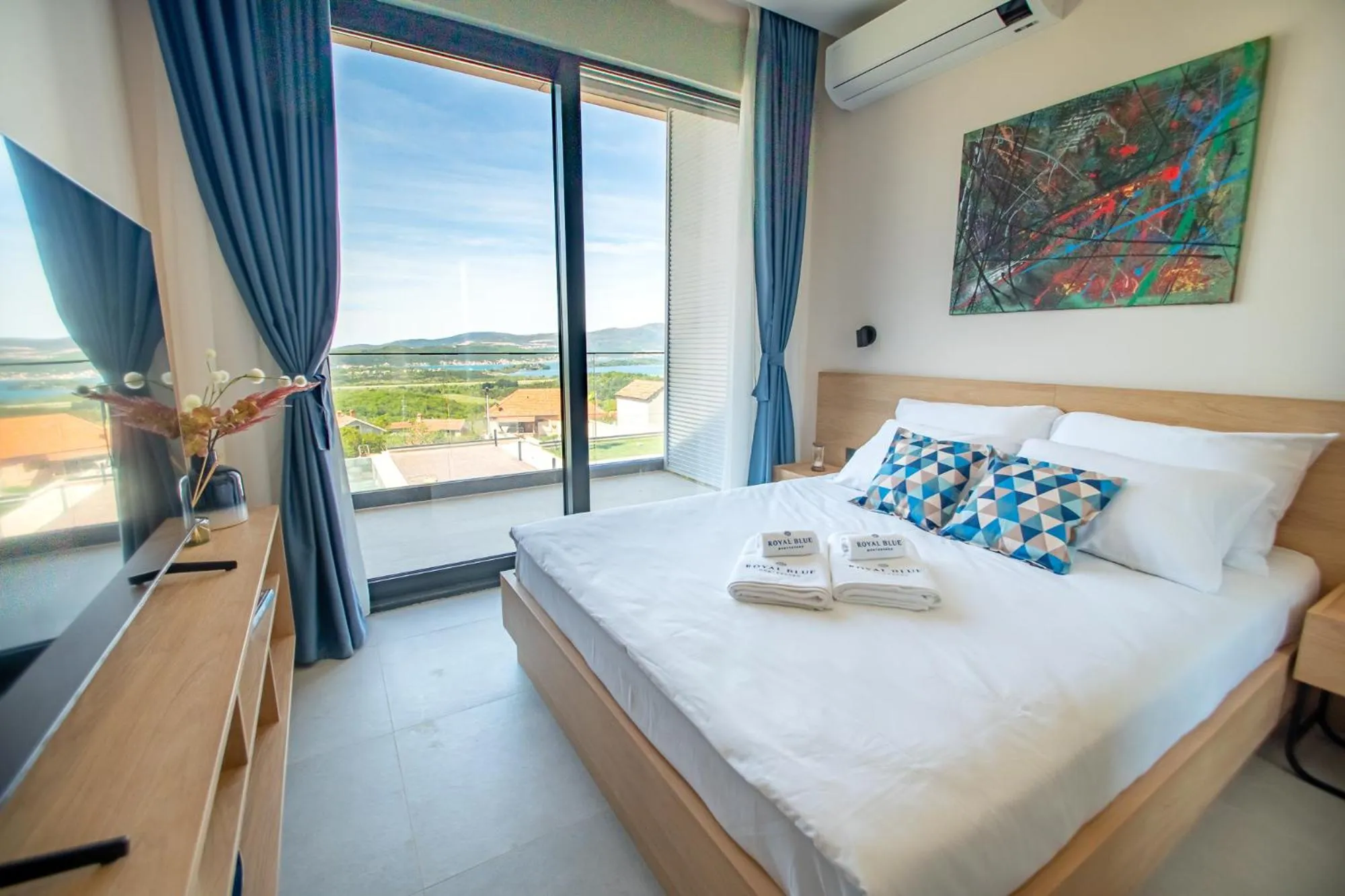 Bed in Royal Blue Resort & Residences