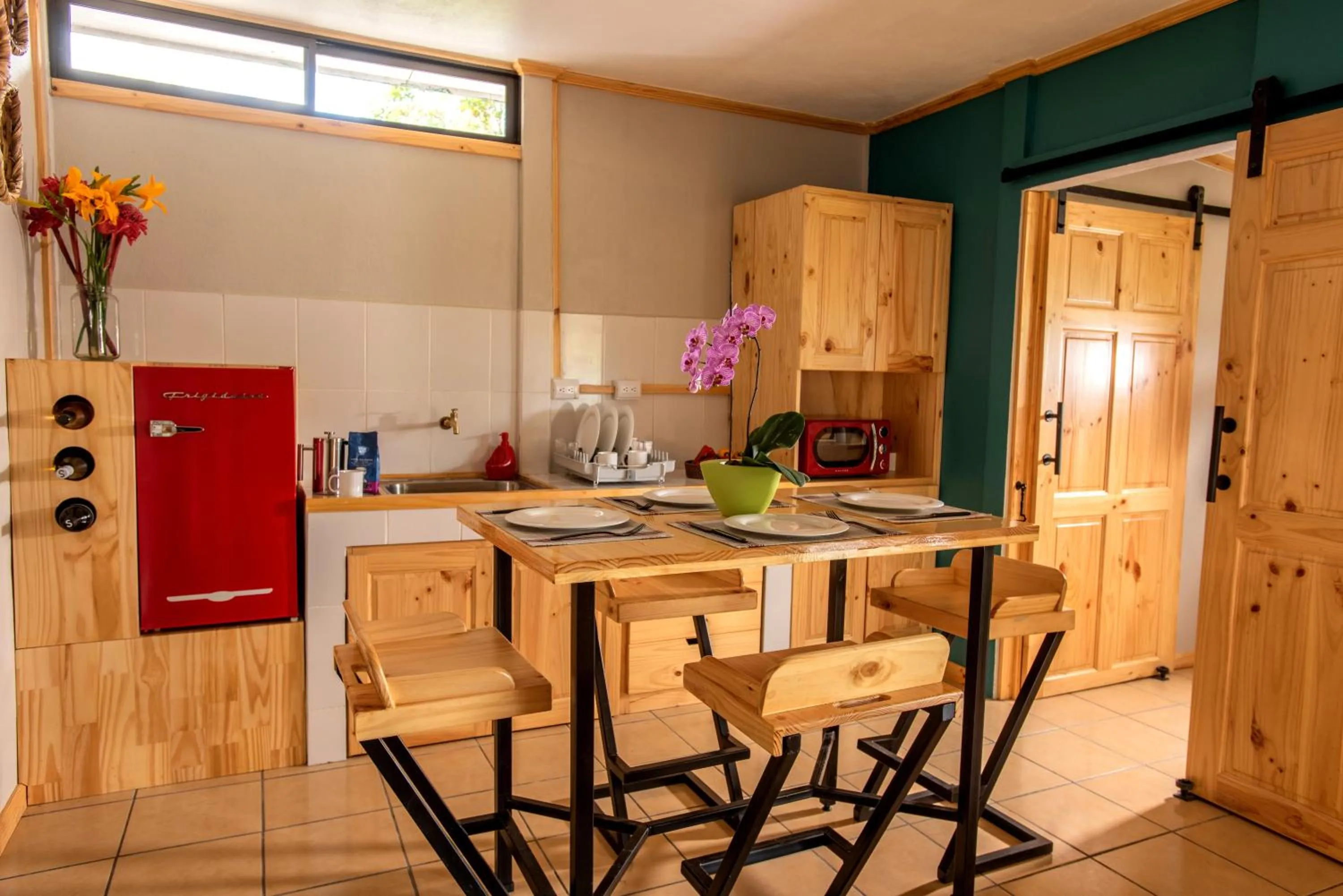 Kitchen or kitchenette in Coffee Pickers Village By Hacienda Orosi