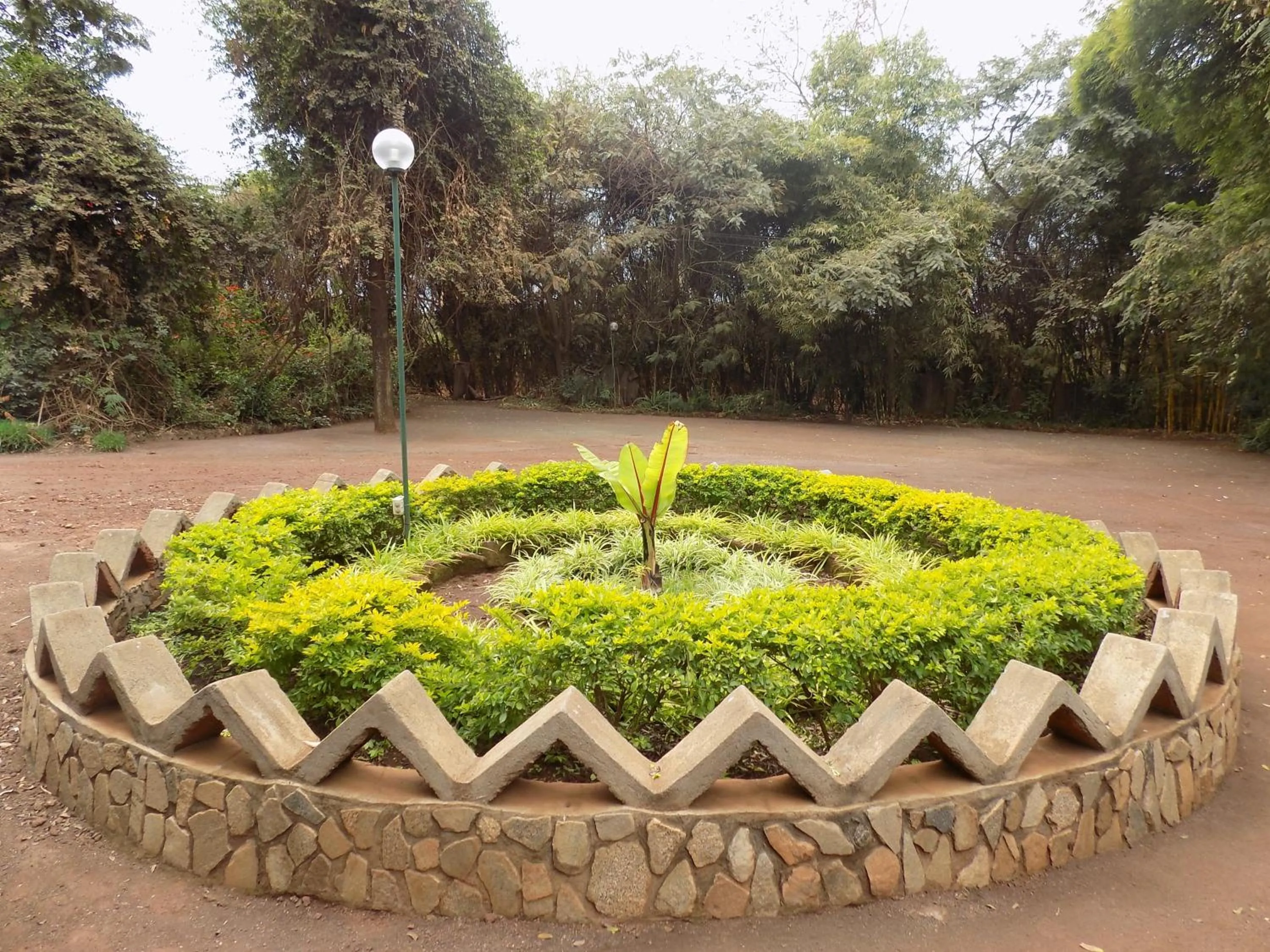 Decorative detail in Octagon Lodge