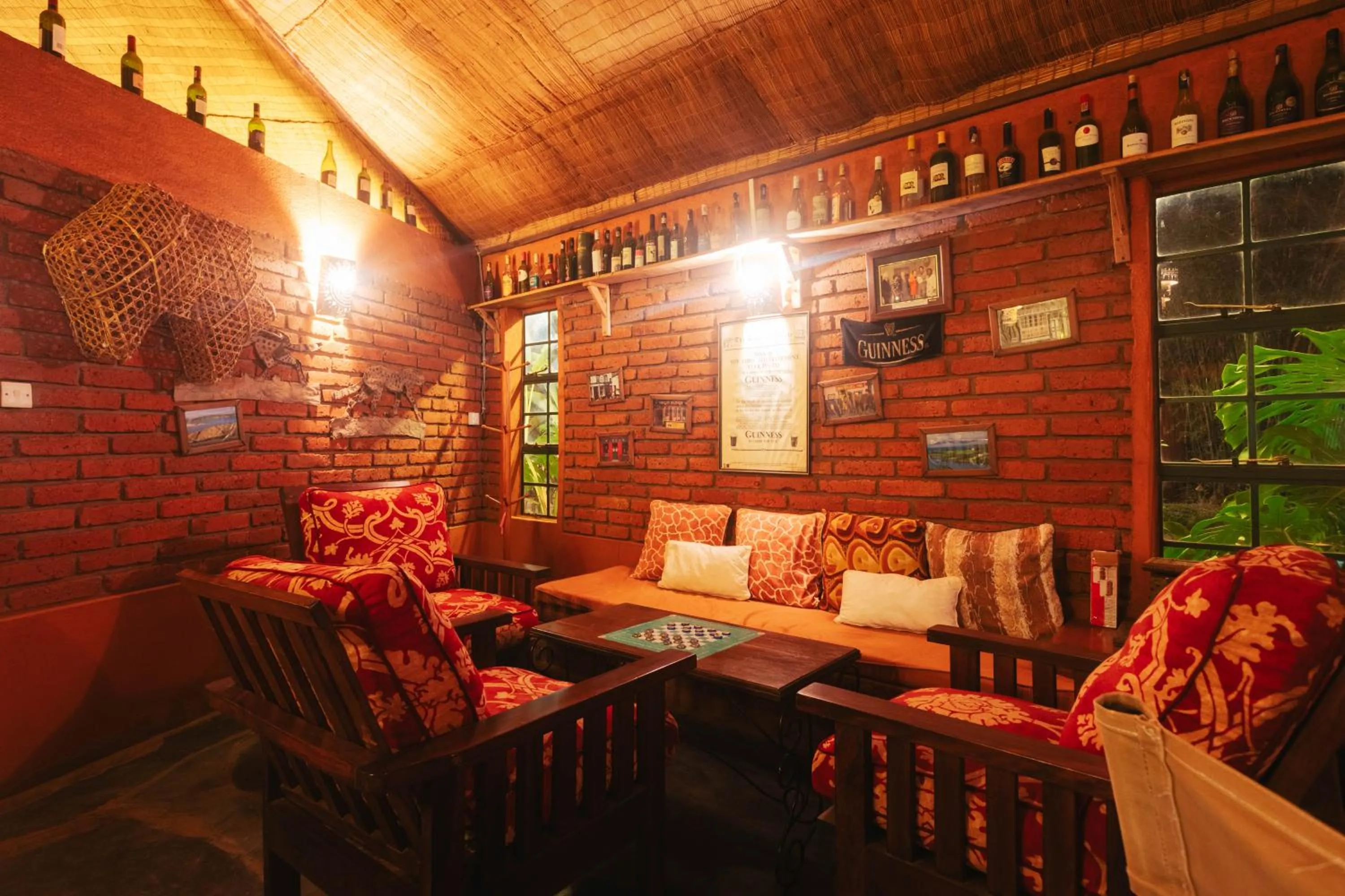 Lounge or bar in Octagon Lodge