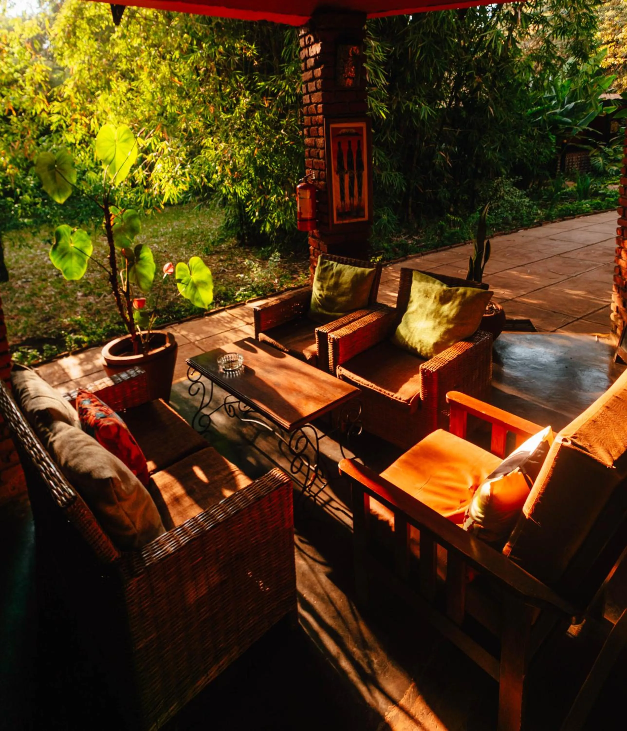 Lounge or bar in Octagon Lodge