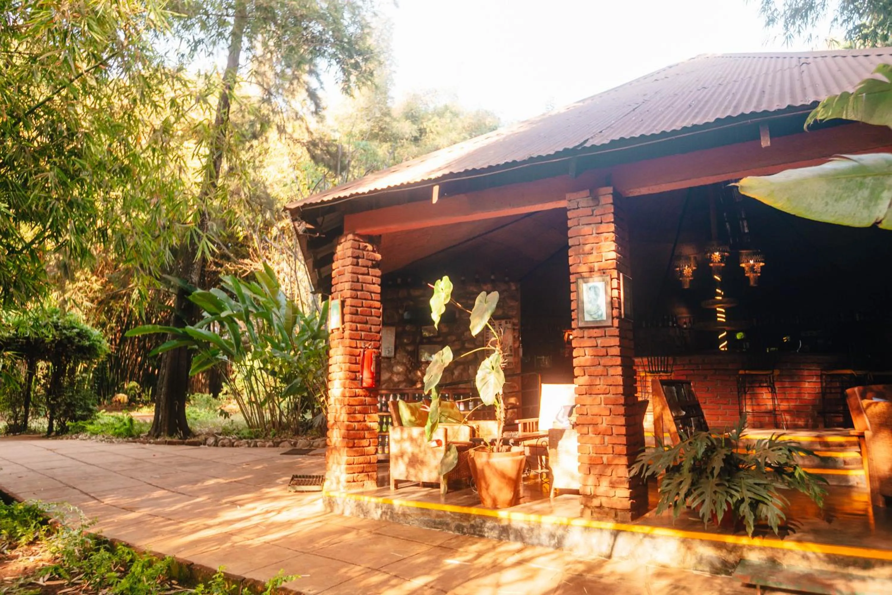 Lounge or bar in Octagon Lodge