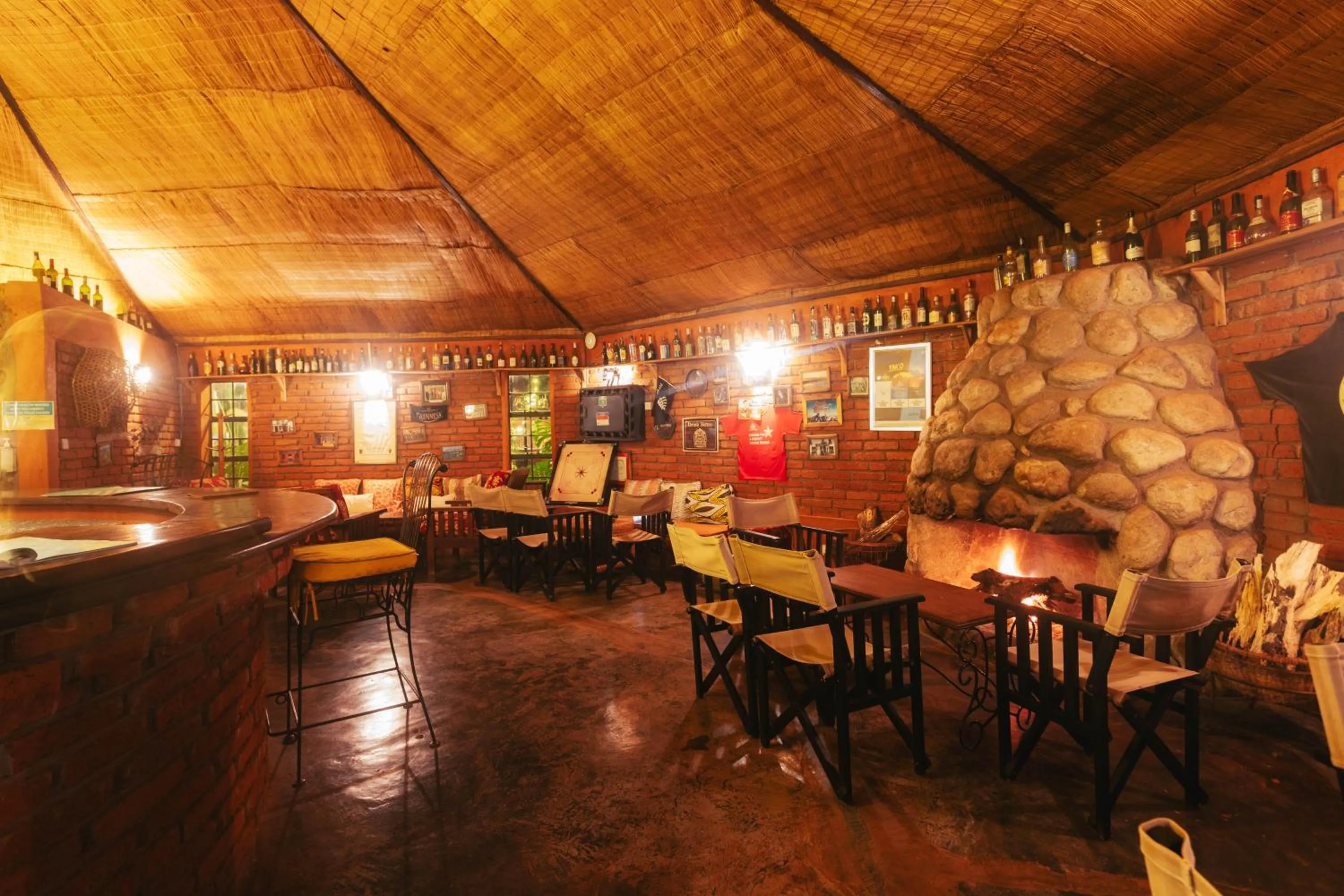 Lounge or bar in Octagon Lodge