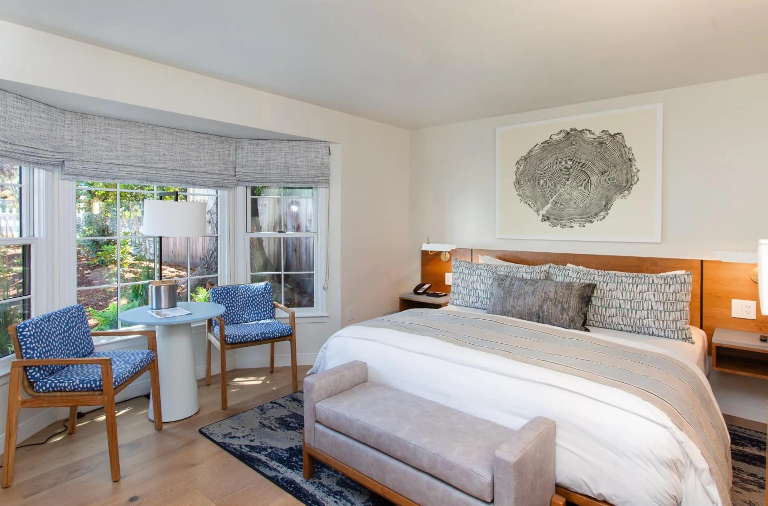 Bed in Carmel Beach Hotel