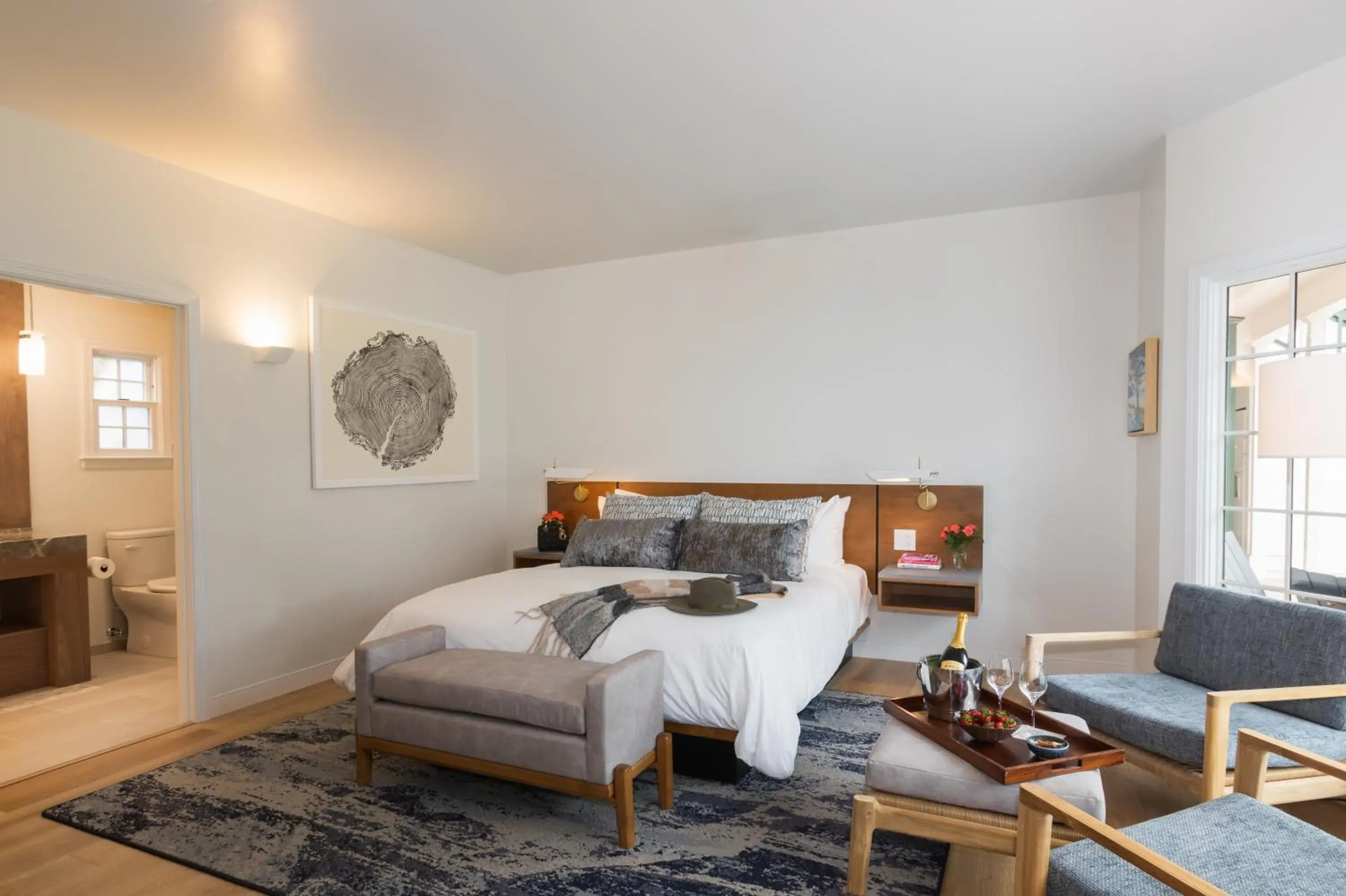 King Room with Garden View in Carmel Beach Hotel King Room with Garden View in Carmel Beach Hotel