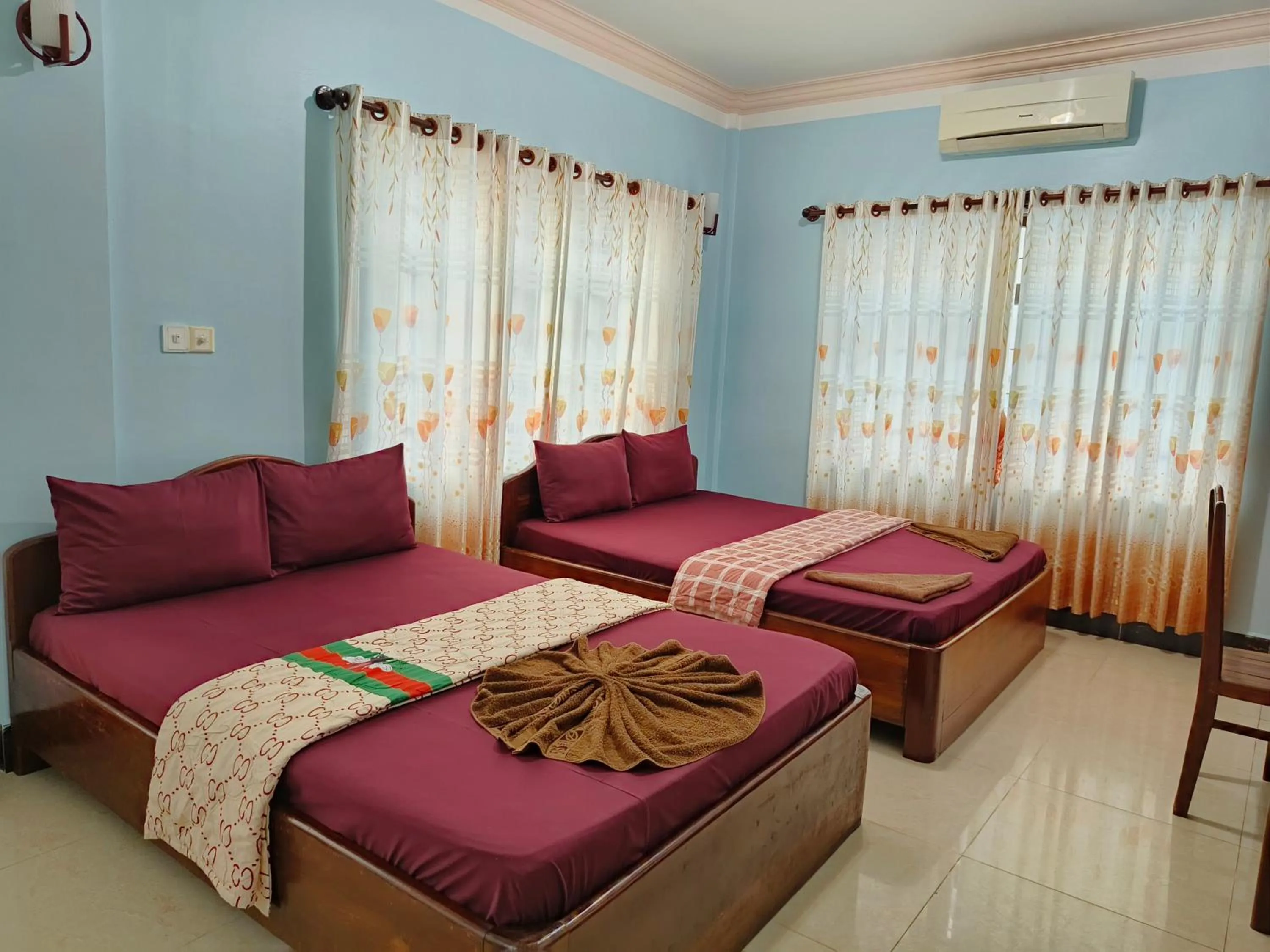 Bedroom, Bed in Raksmey Kampuchea