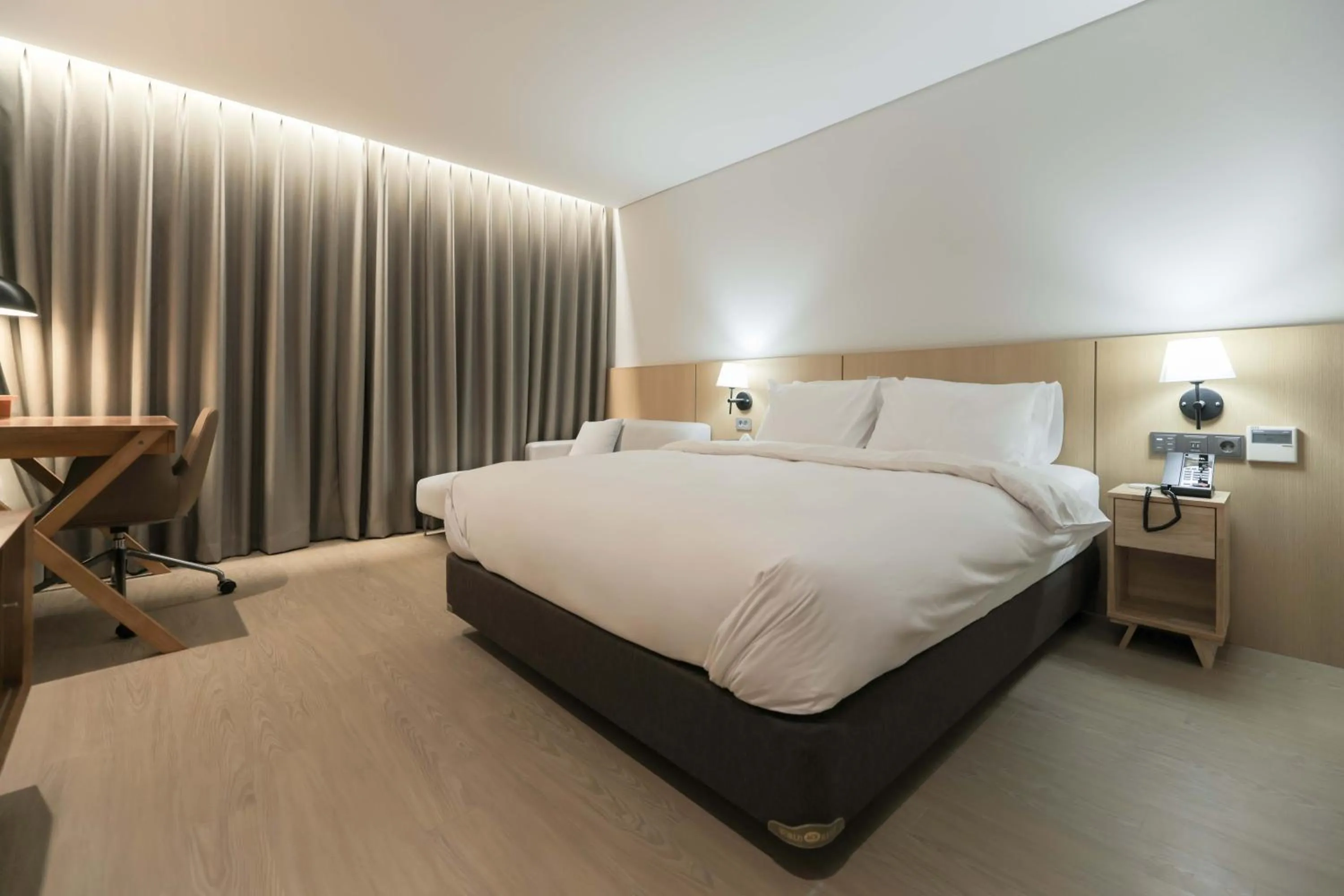 Bed in Aank Hotel Incheon Guwol