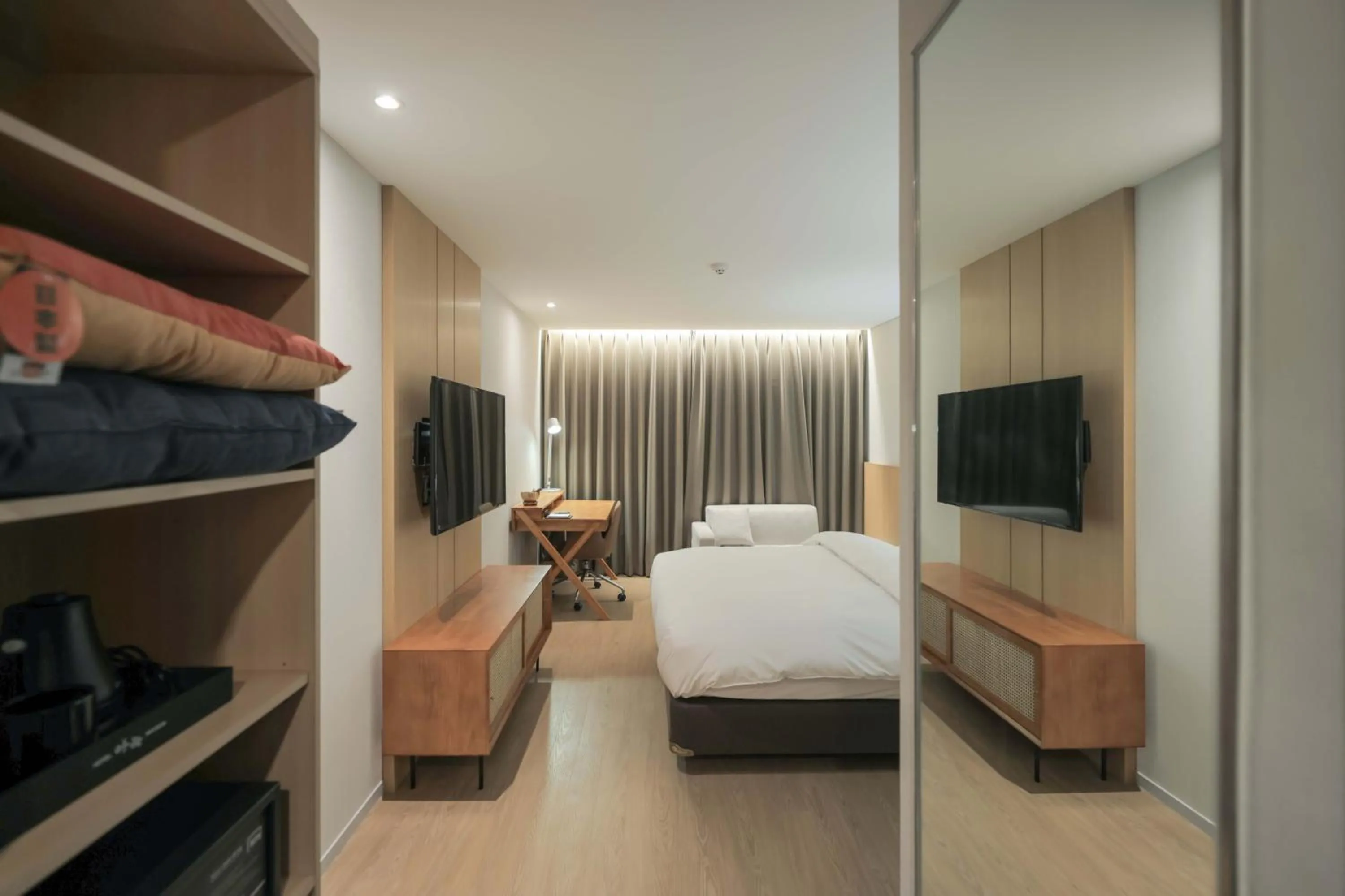 Bed in Aank Hotel Incheon Guwol