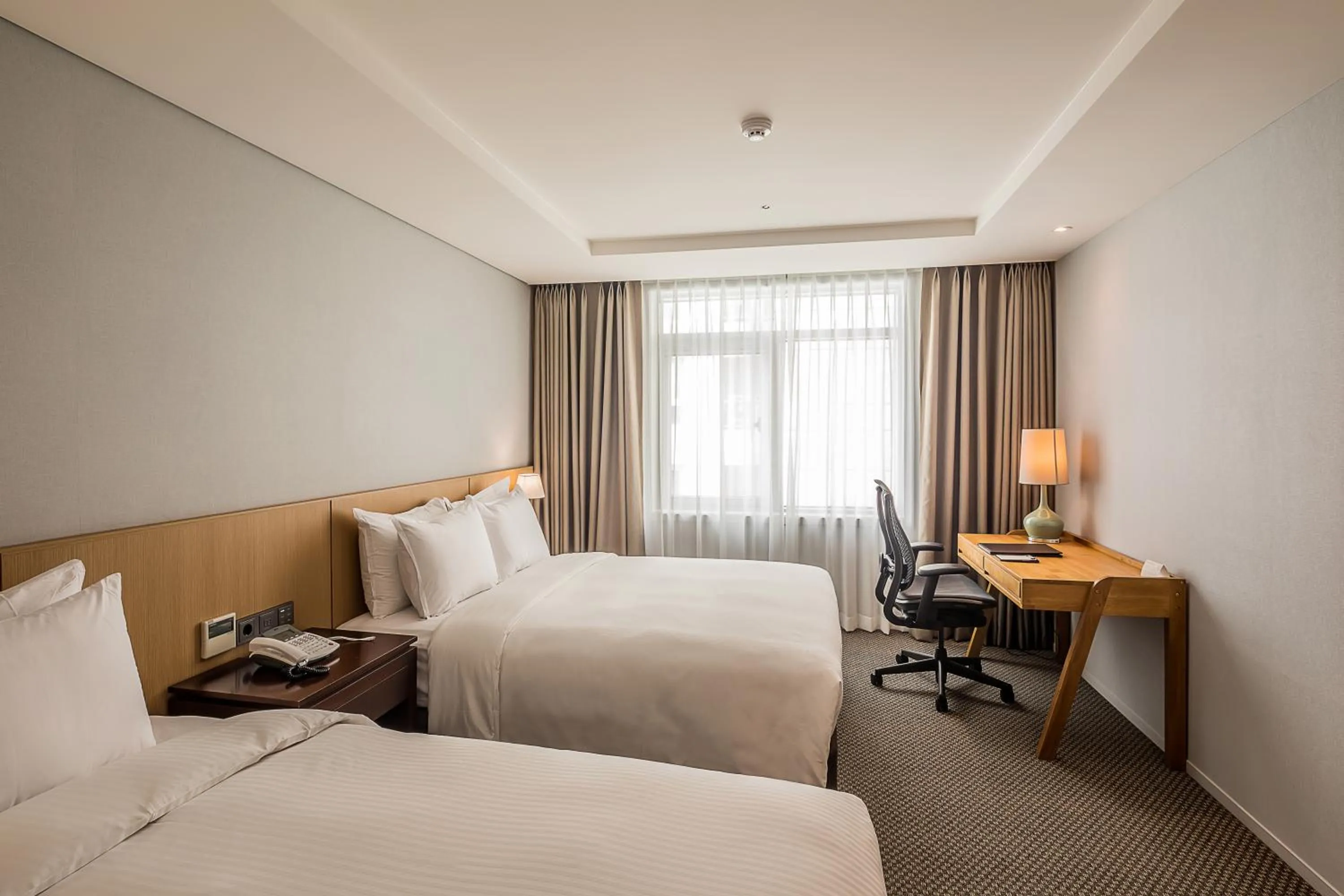 Bed in Aank Hotel Incheon Guwol