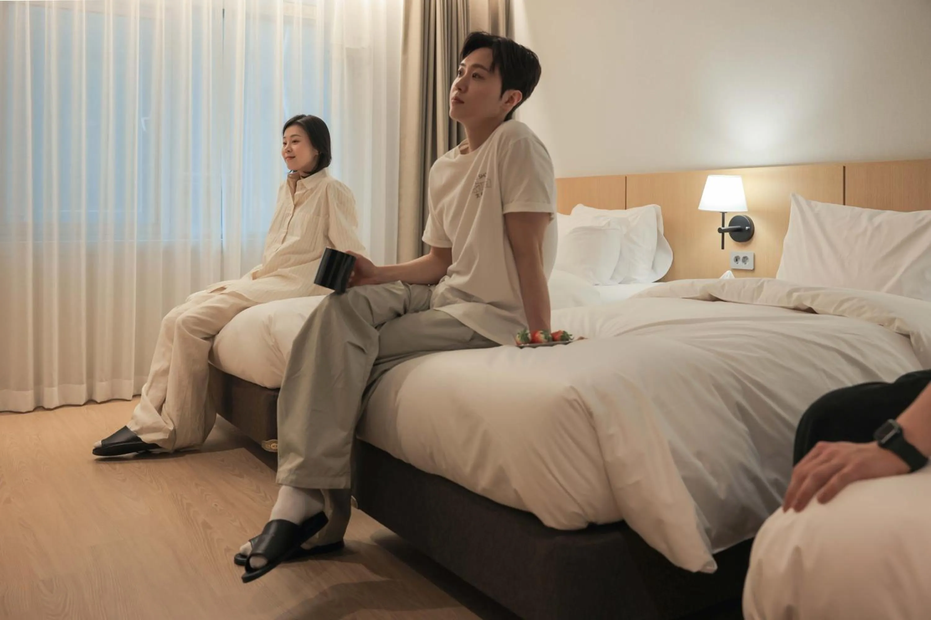 Bed in Aank Hotel Incheon Guwol