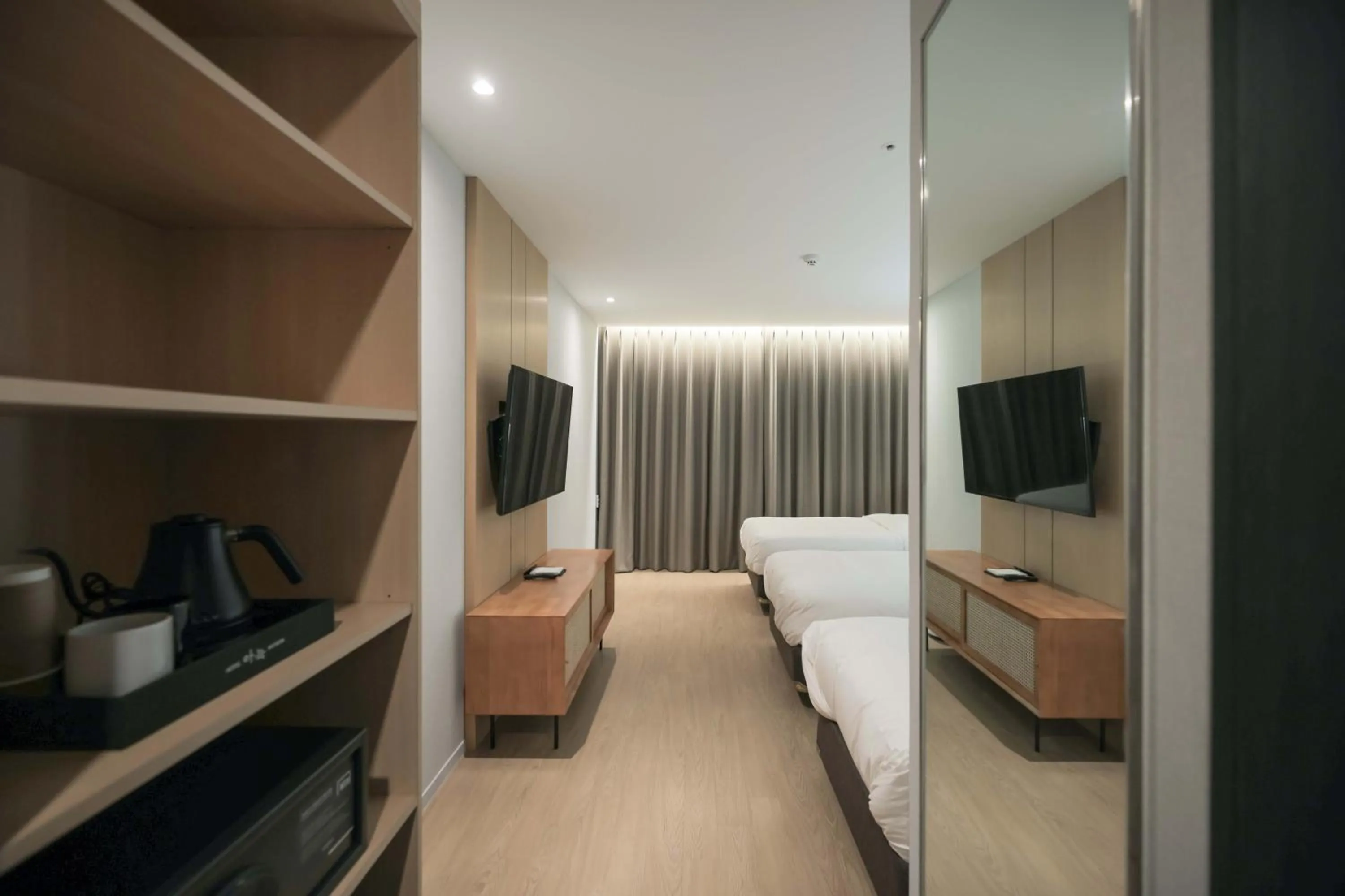 Bed in Aank Hotel Incheon Guwol