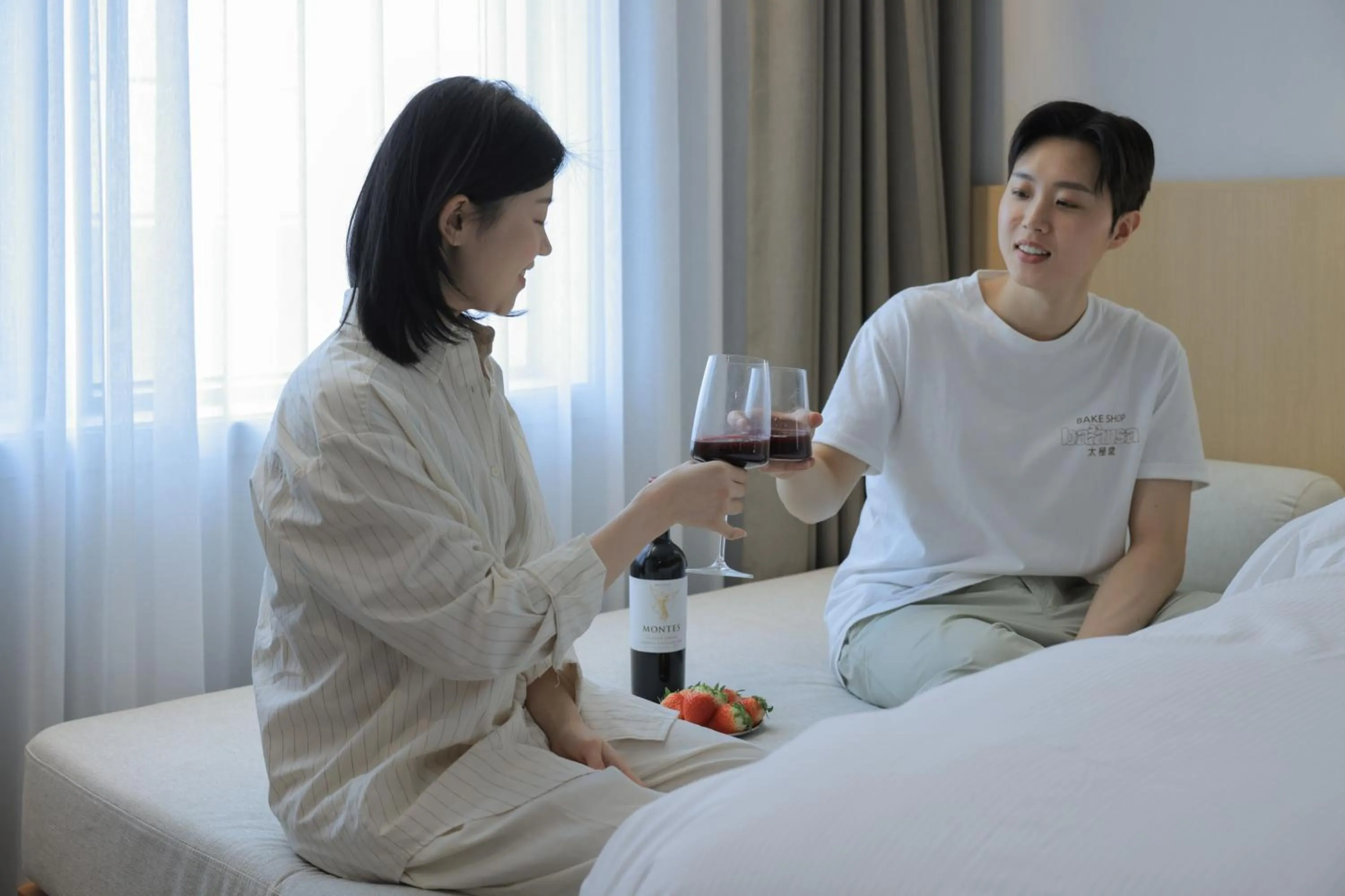 Bed in Aank Hotel Incheon Guwol