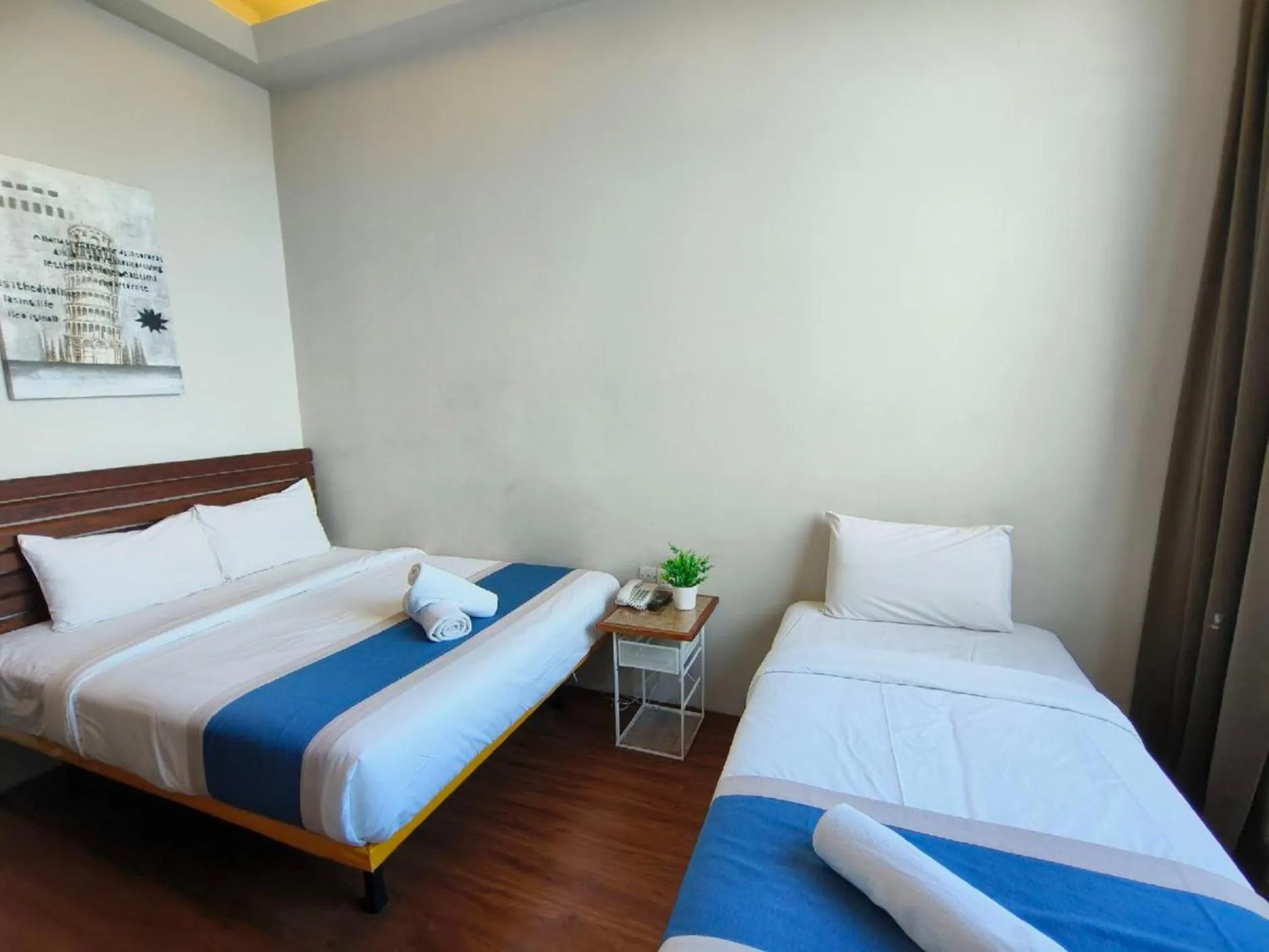 Bedroom, Bed in The Riverbank Hotel By MRVJ Business