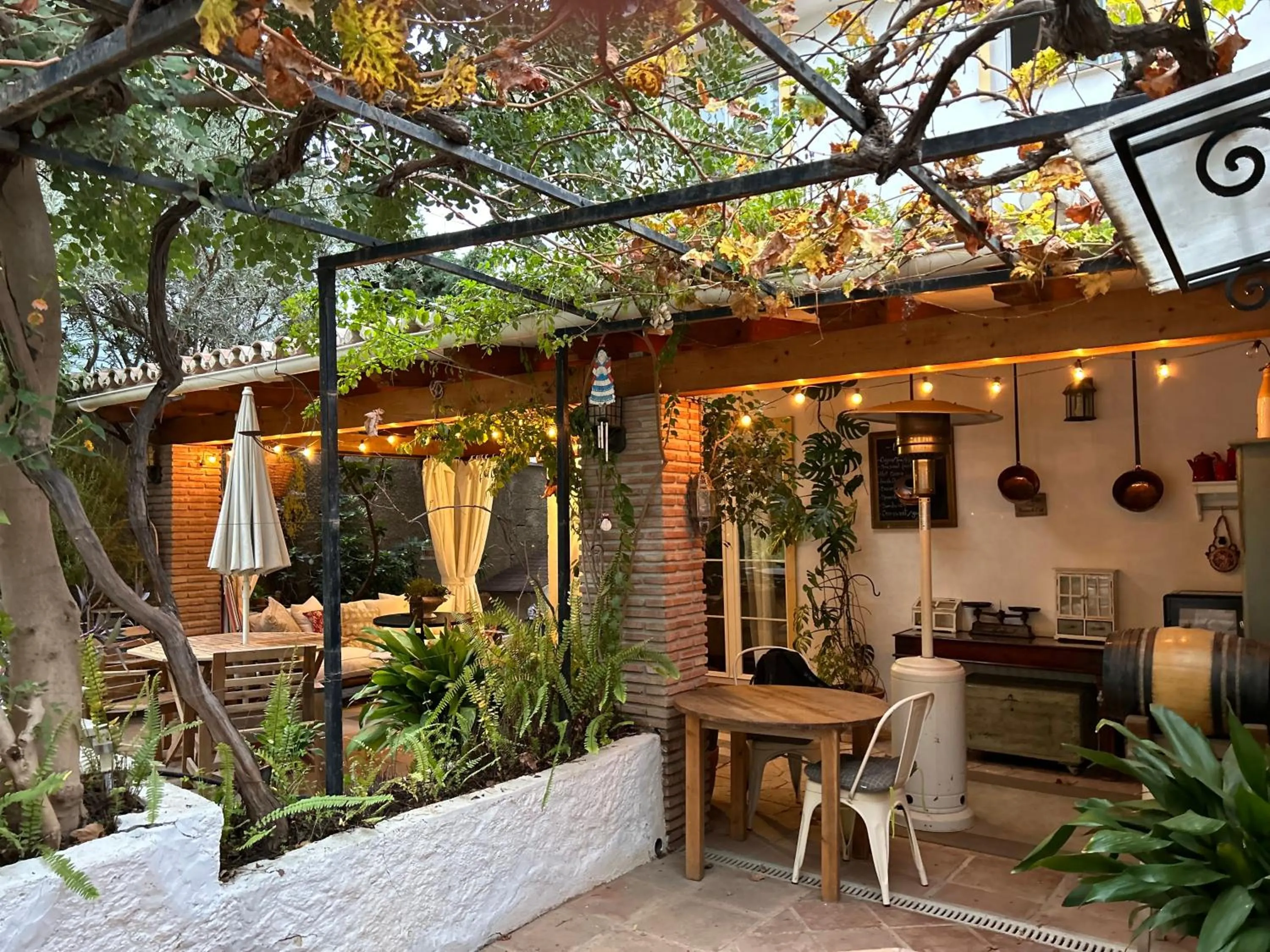 Patio in At Home in Malaga Stay & Solo Travellers