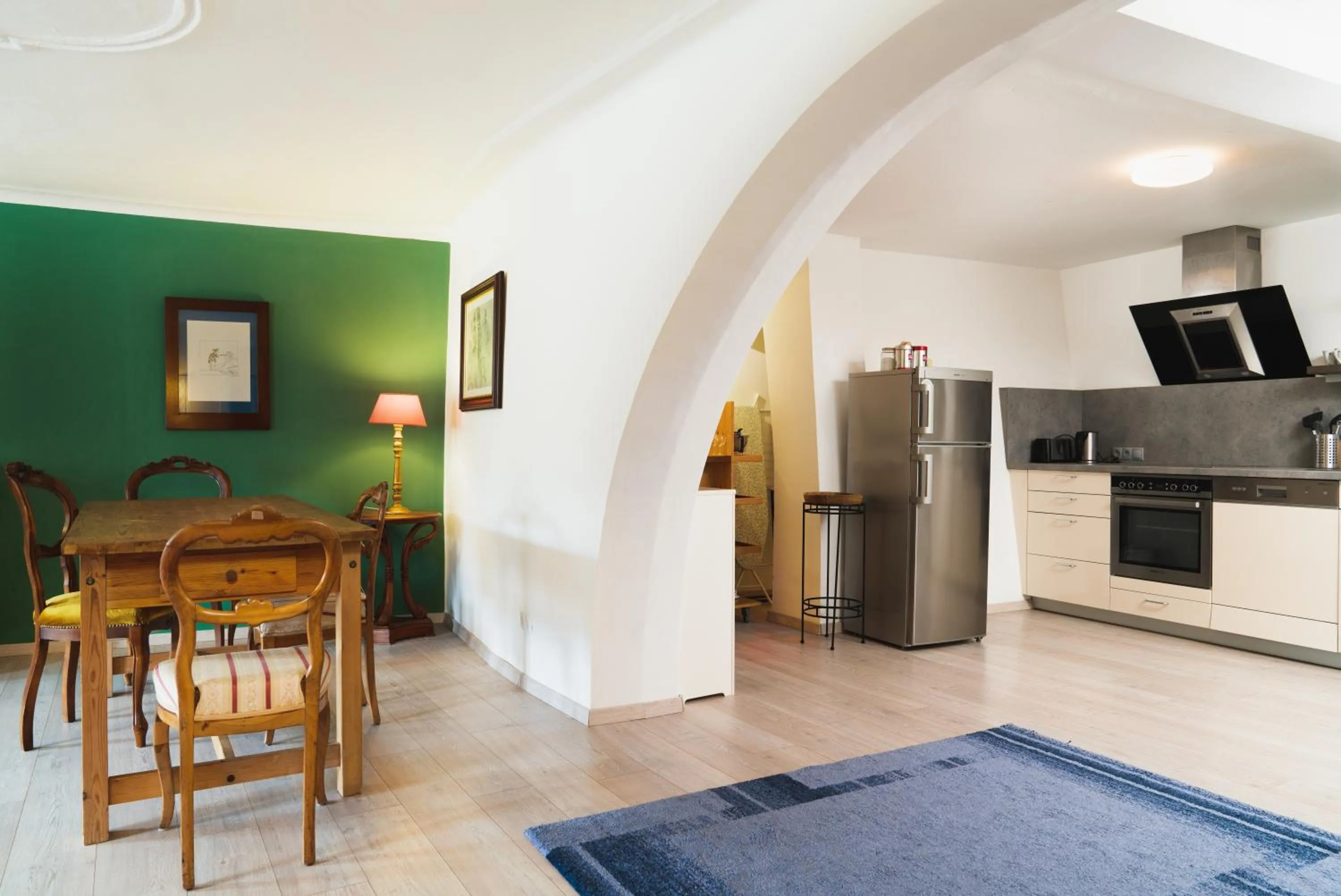 Kitchen or kitchenette in Apartments Golden Roof by Penz