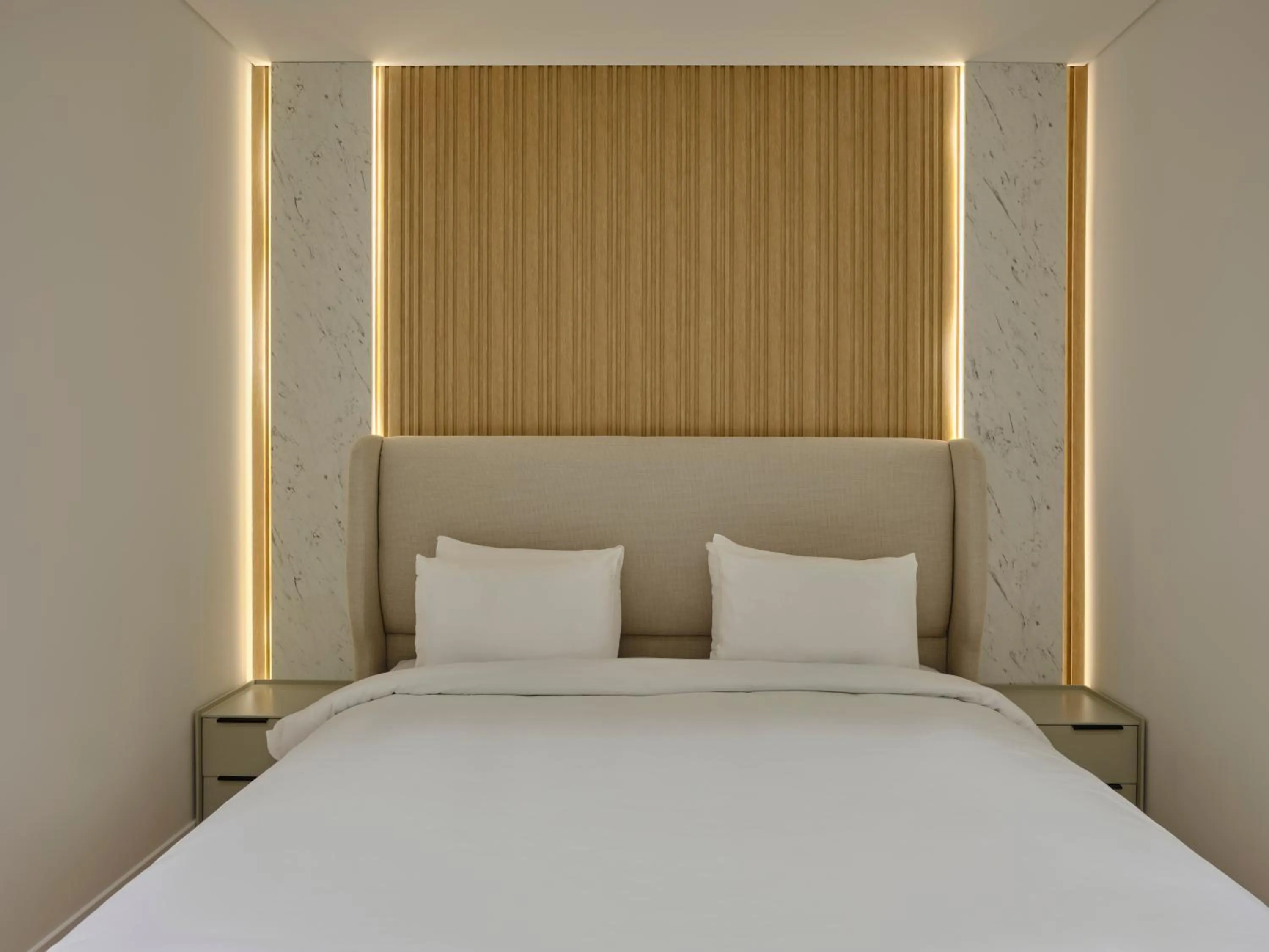 Bed in Nur Aparthotel Athens