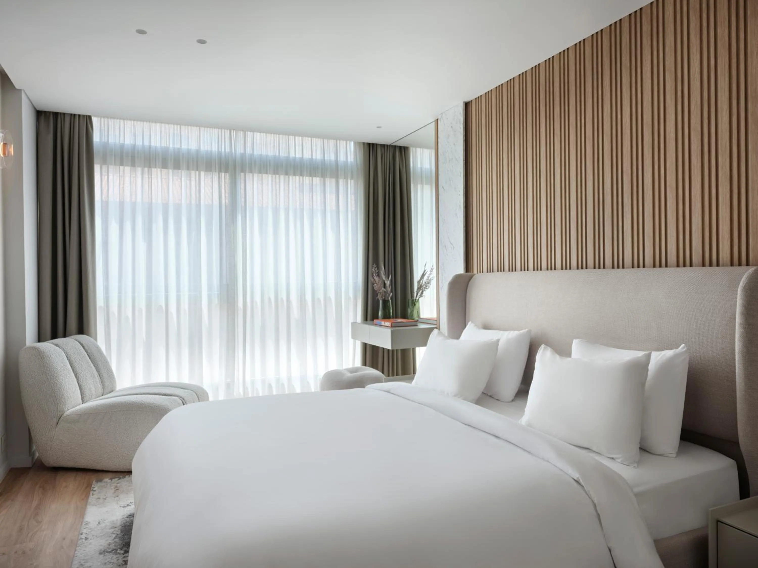 Bed in Nur Aparthotel Athens