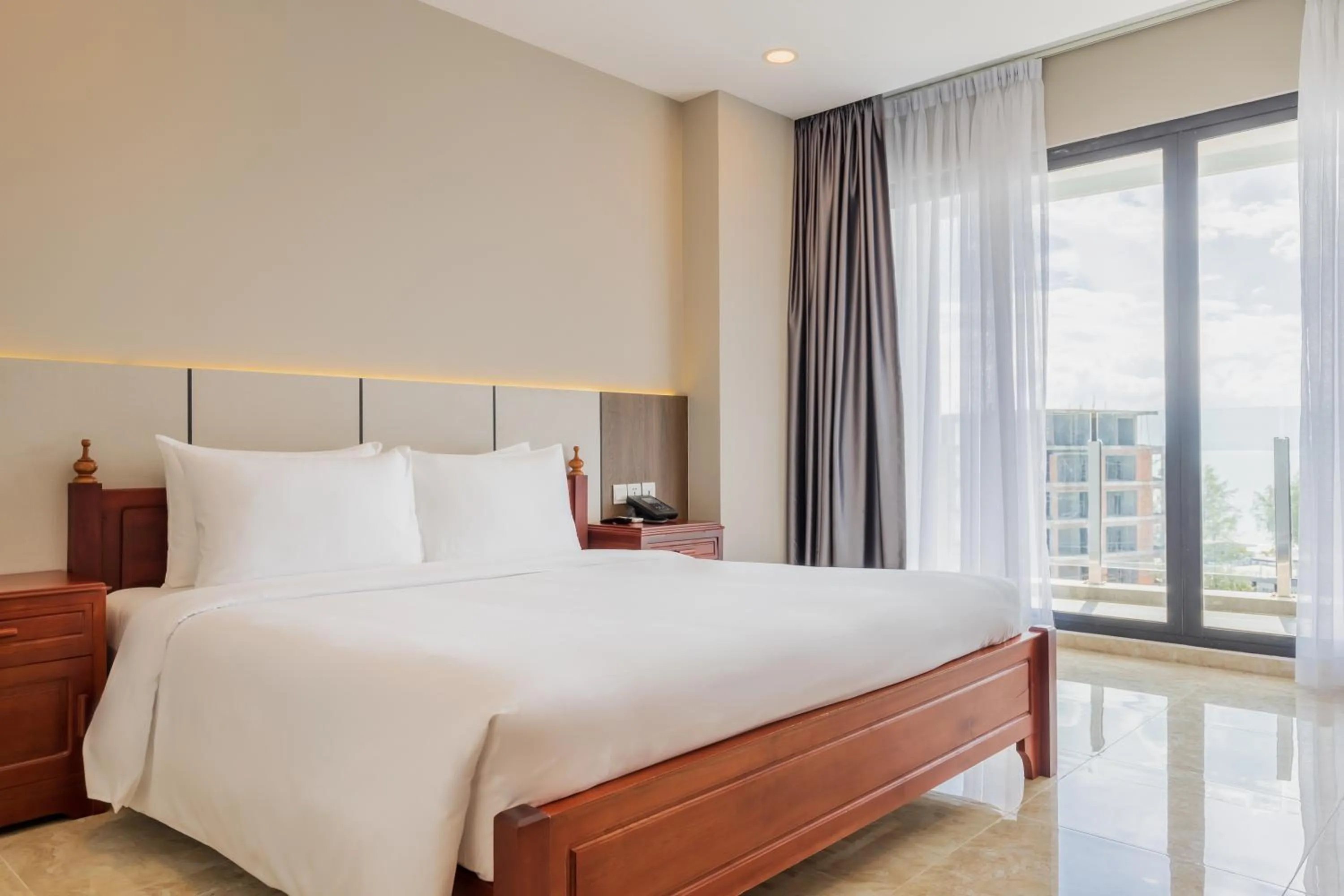 Bed in Otres Beach Hotel