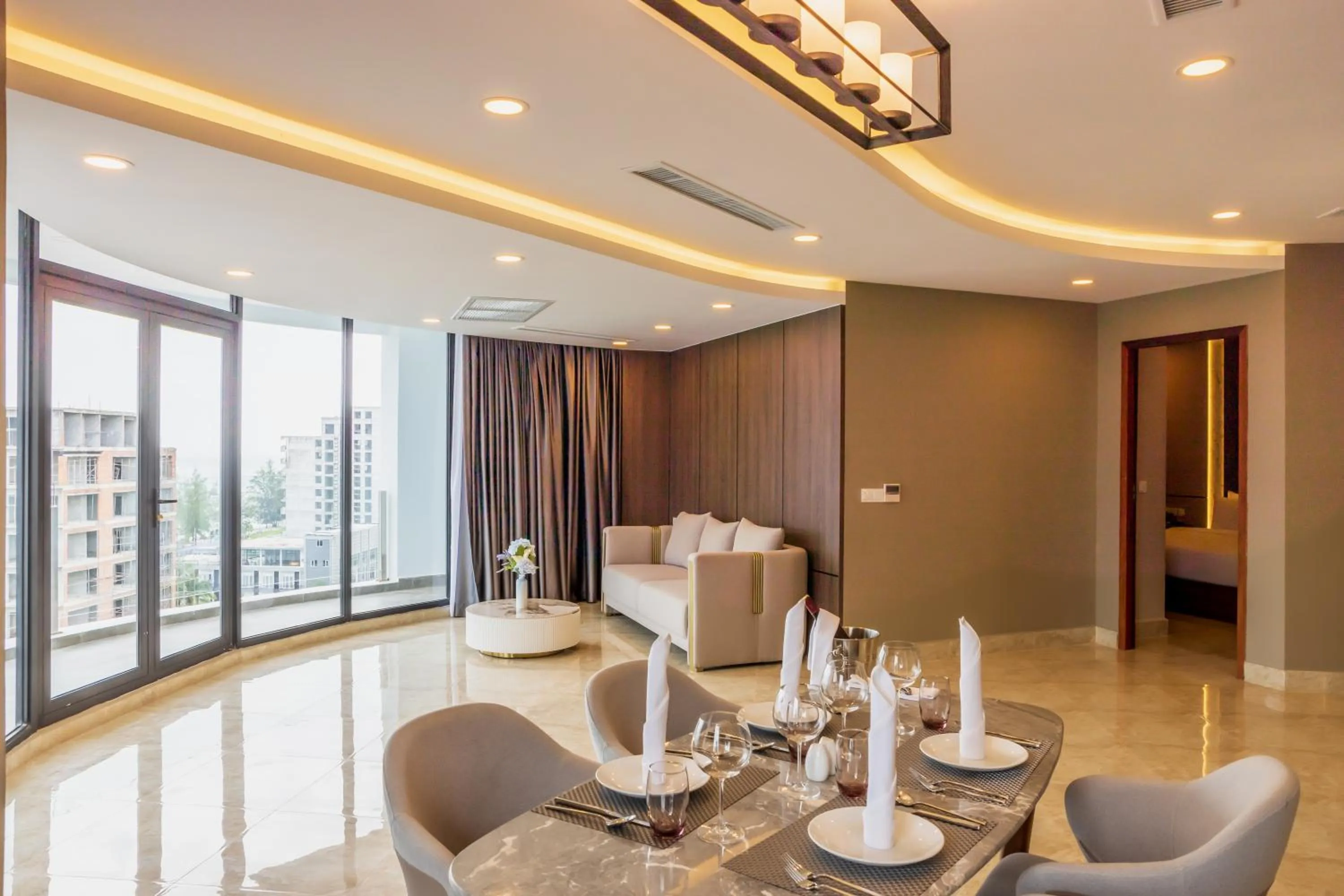 Living room in Otres Beach Hotel