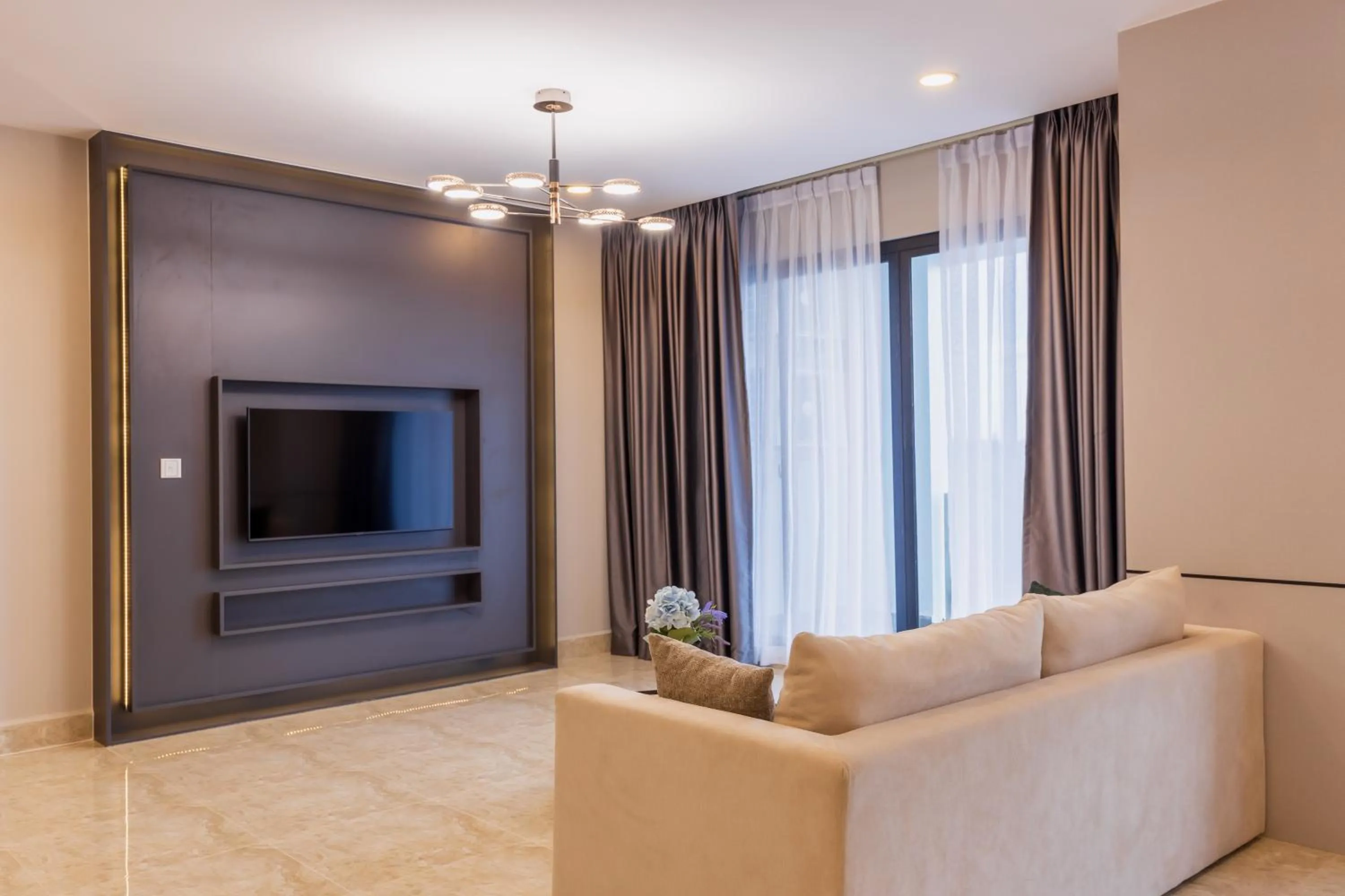 Living room in Otres Beach Hotel