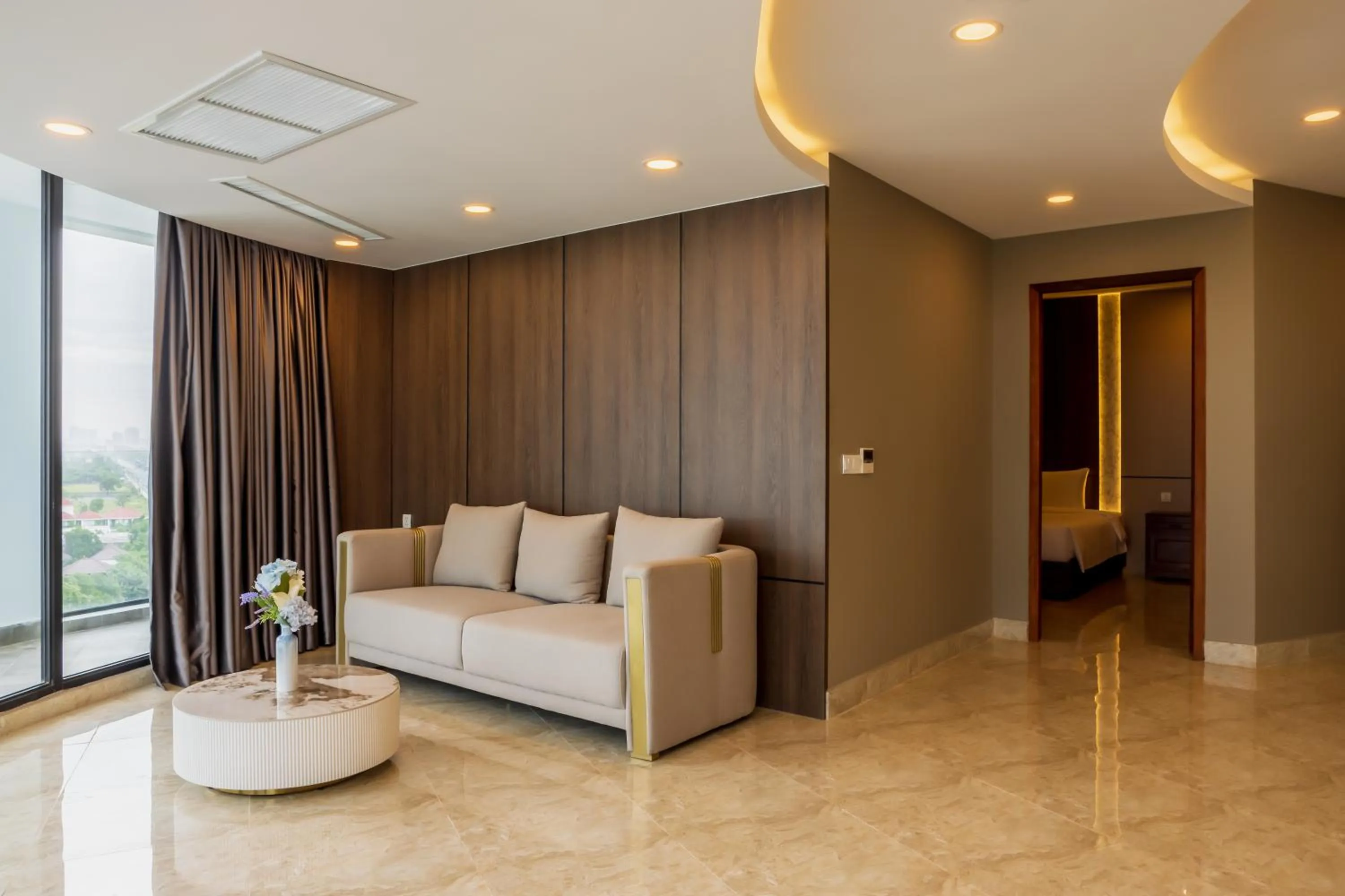 Seating area in Otres Beach Hotel