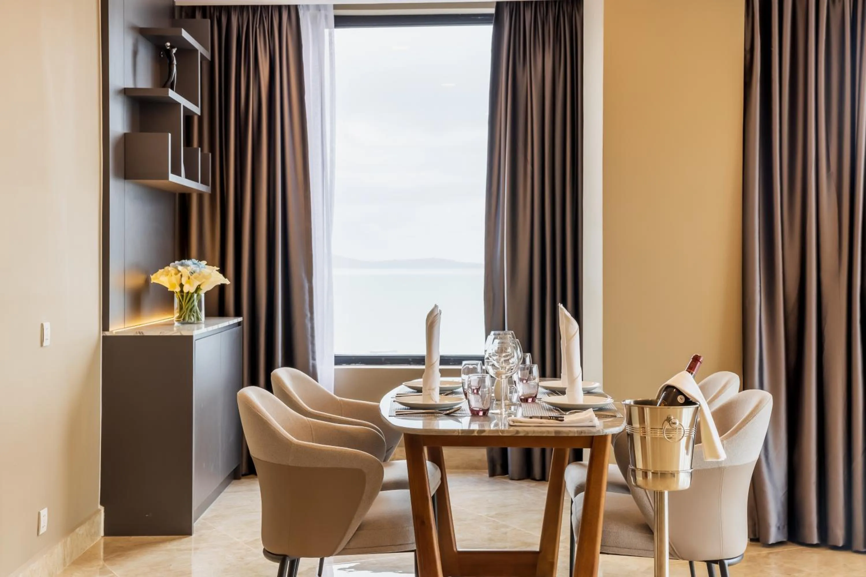 Dining area in Otres Beach Hotel
