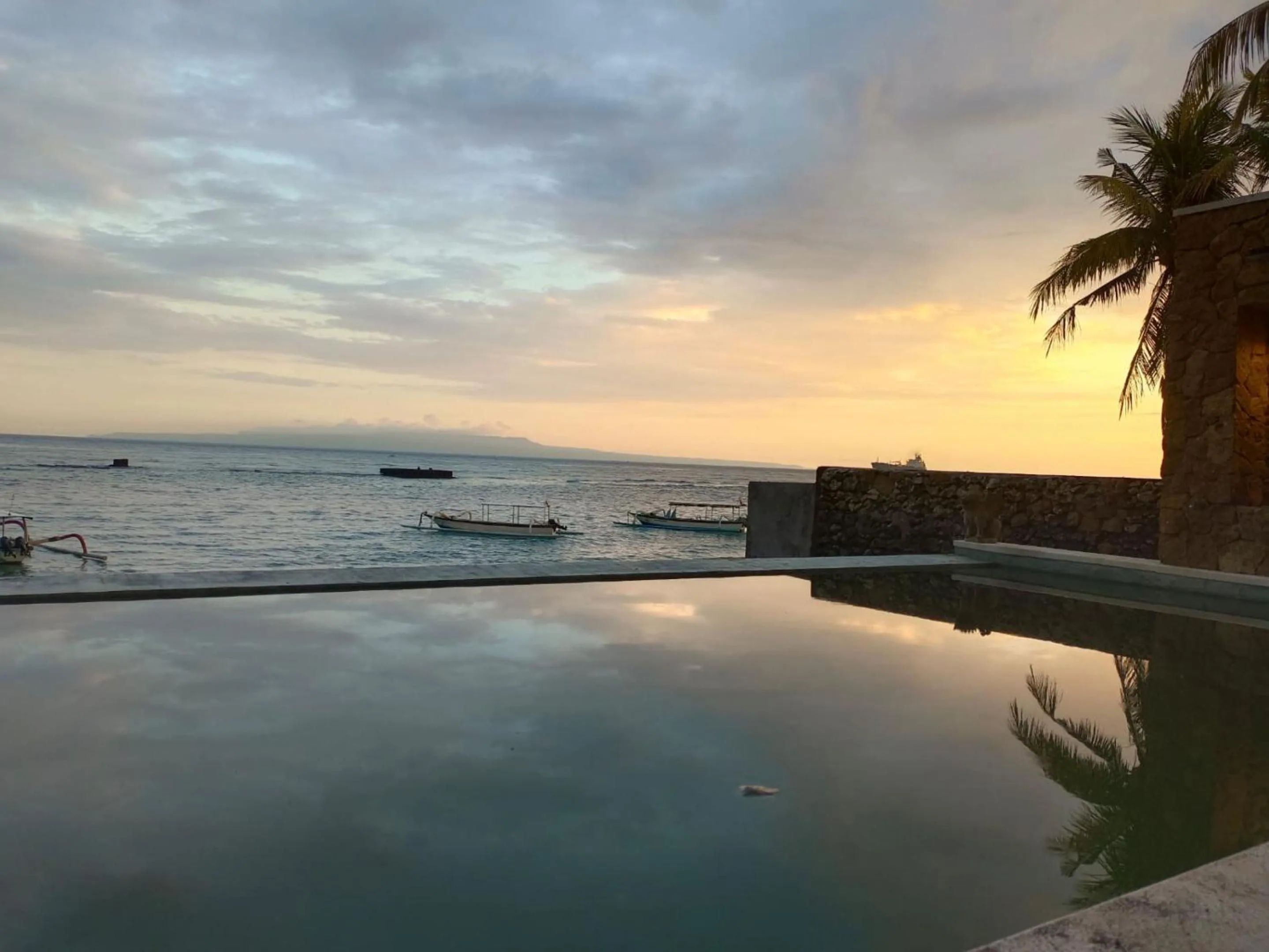 Sea view in Utama Villas Beach Front Candidasa
