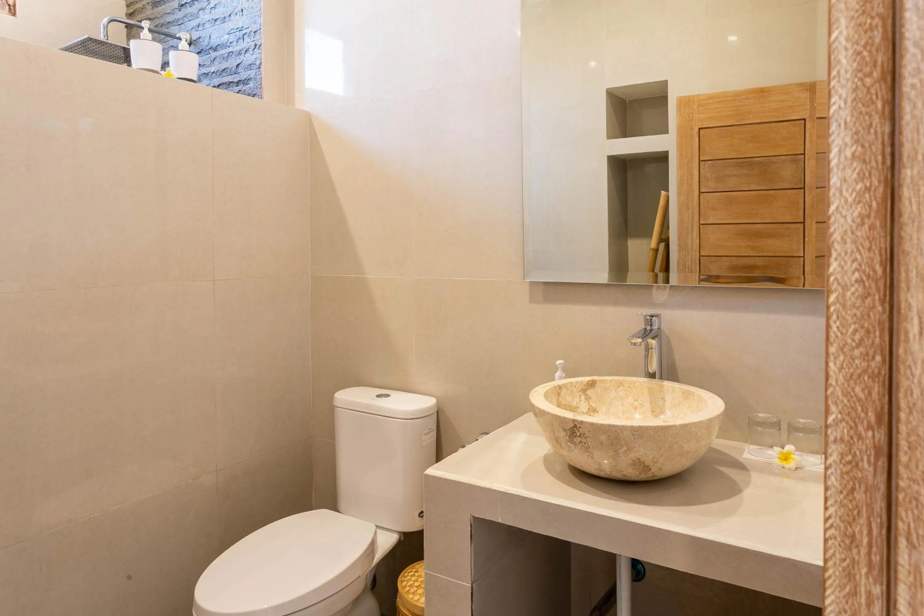 Bathroom in Utama Villas Beach Front Candidasa