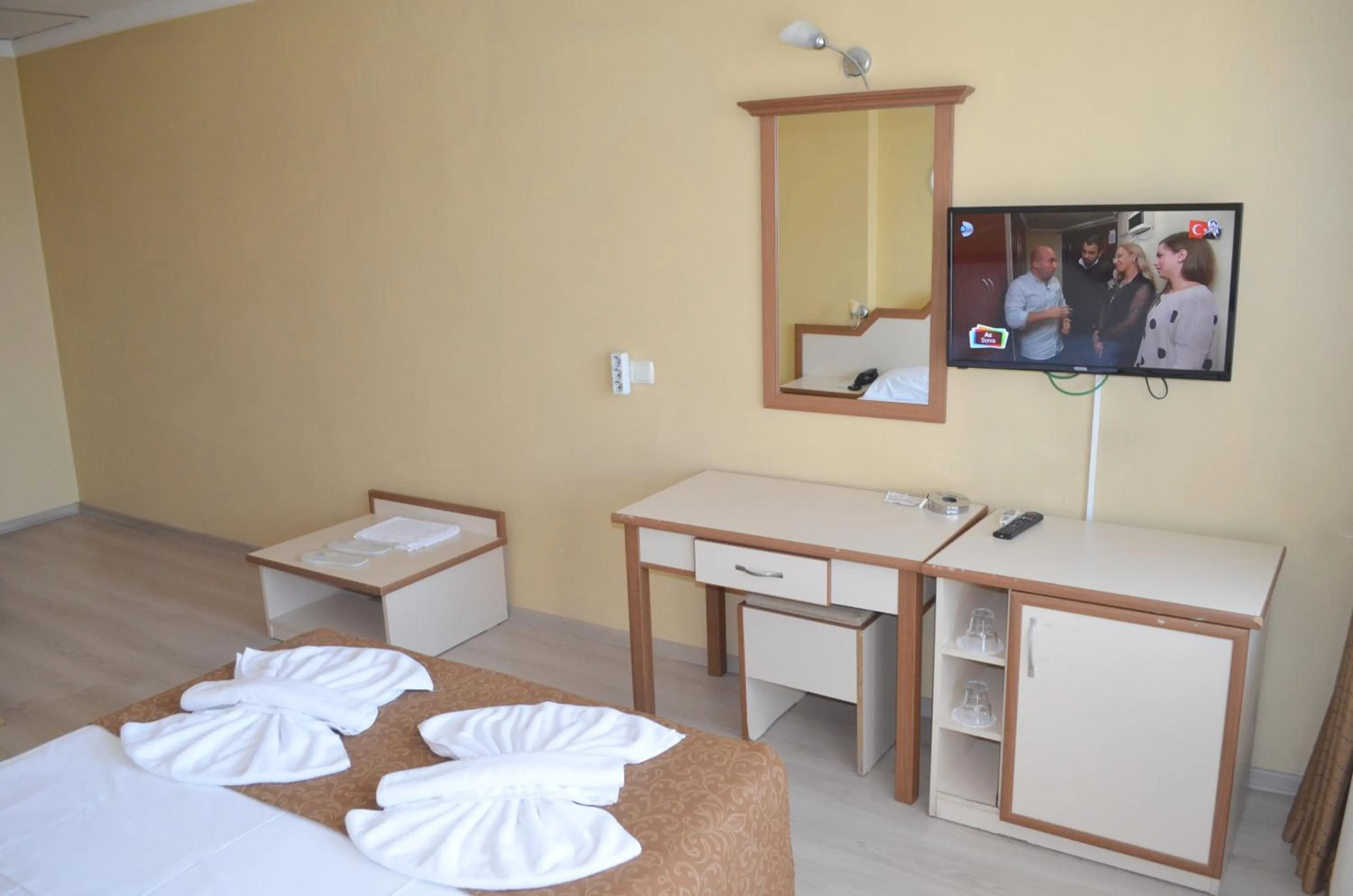 Decorative detail, Bed in Ayvalık Palas Hotel