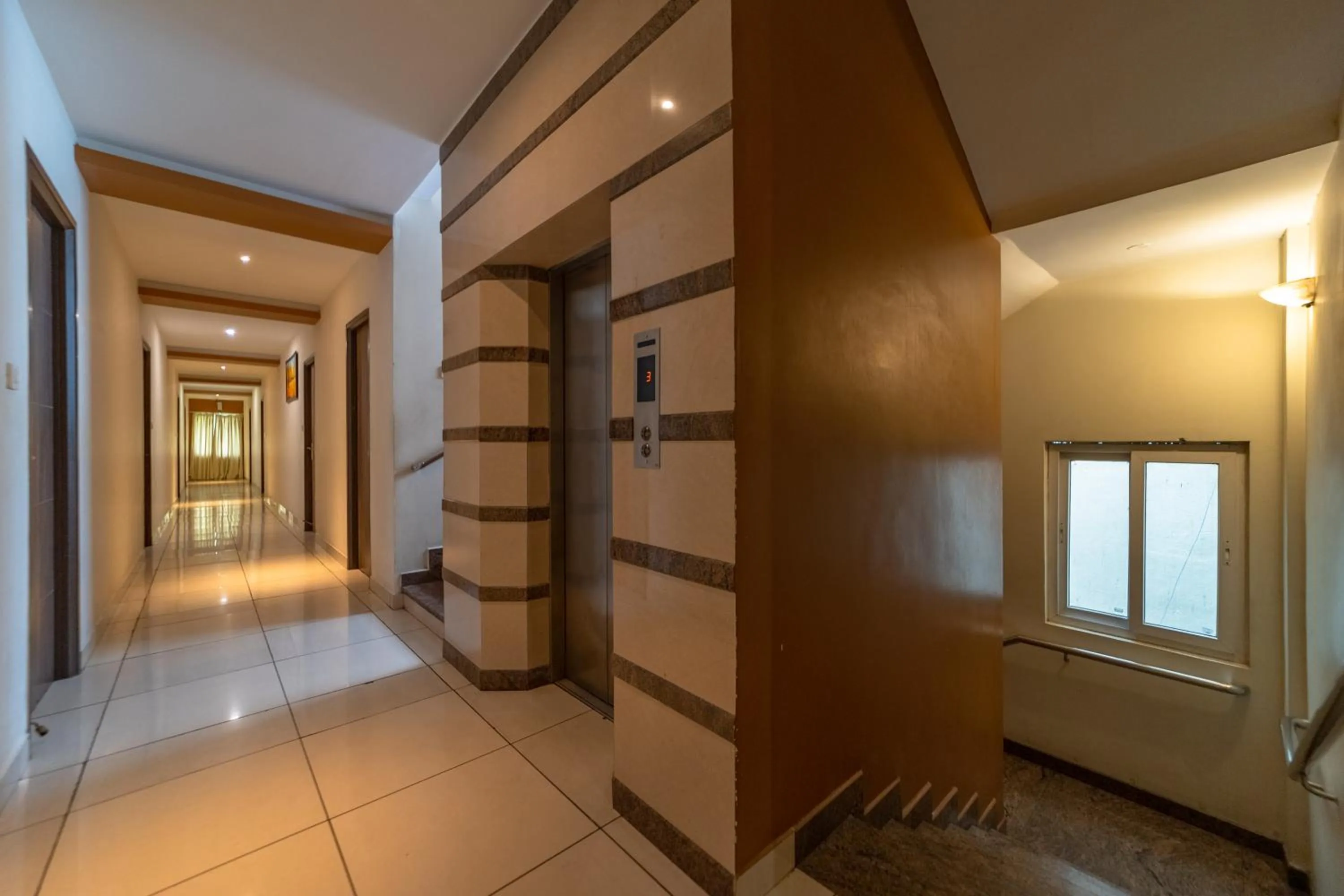 Facade/entrance in Ranas Residency