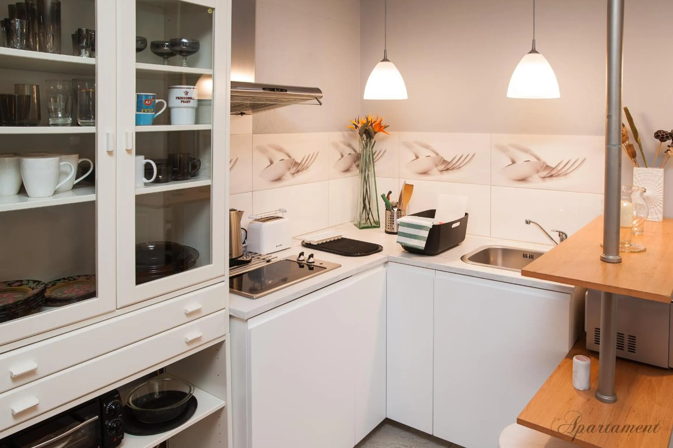 Kitchen or kitchenette in Apartamenty Włocławek