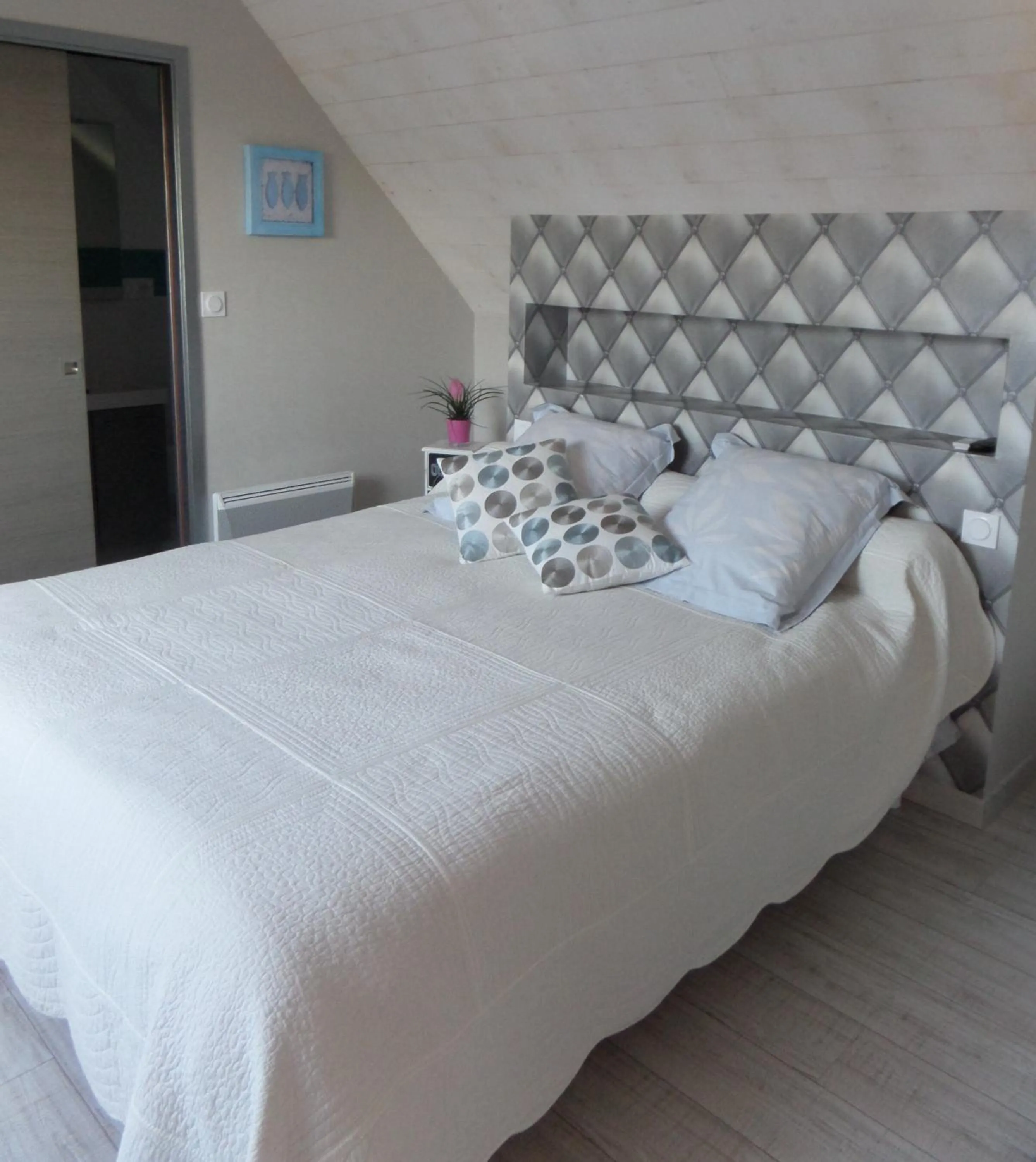 Bed in Les Gites de Kerdurod