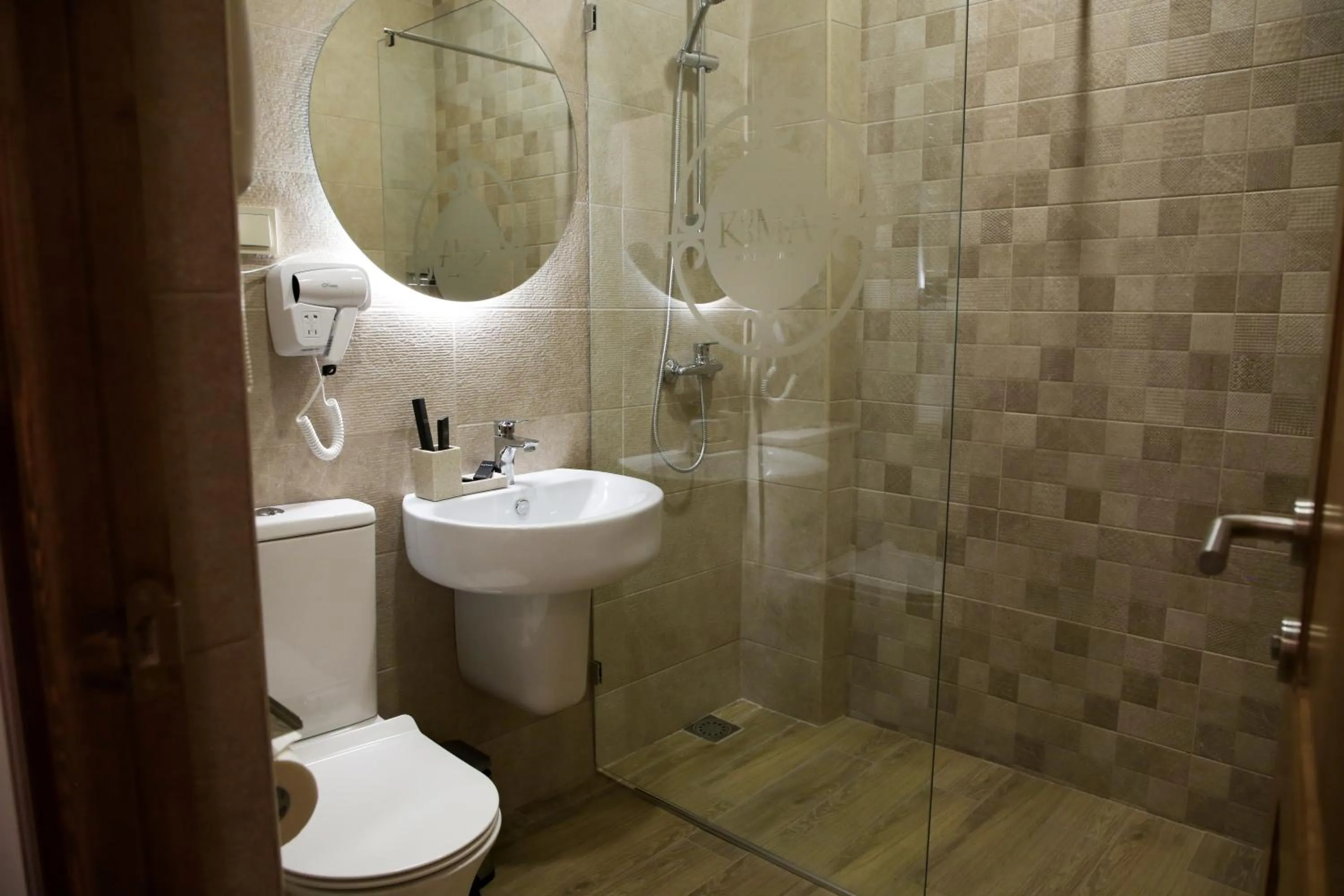 Shower in KUMA Hotel Gyumri
