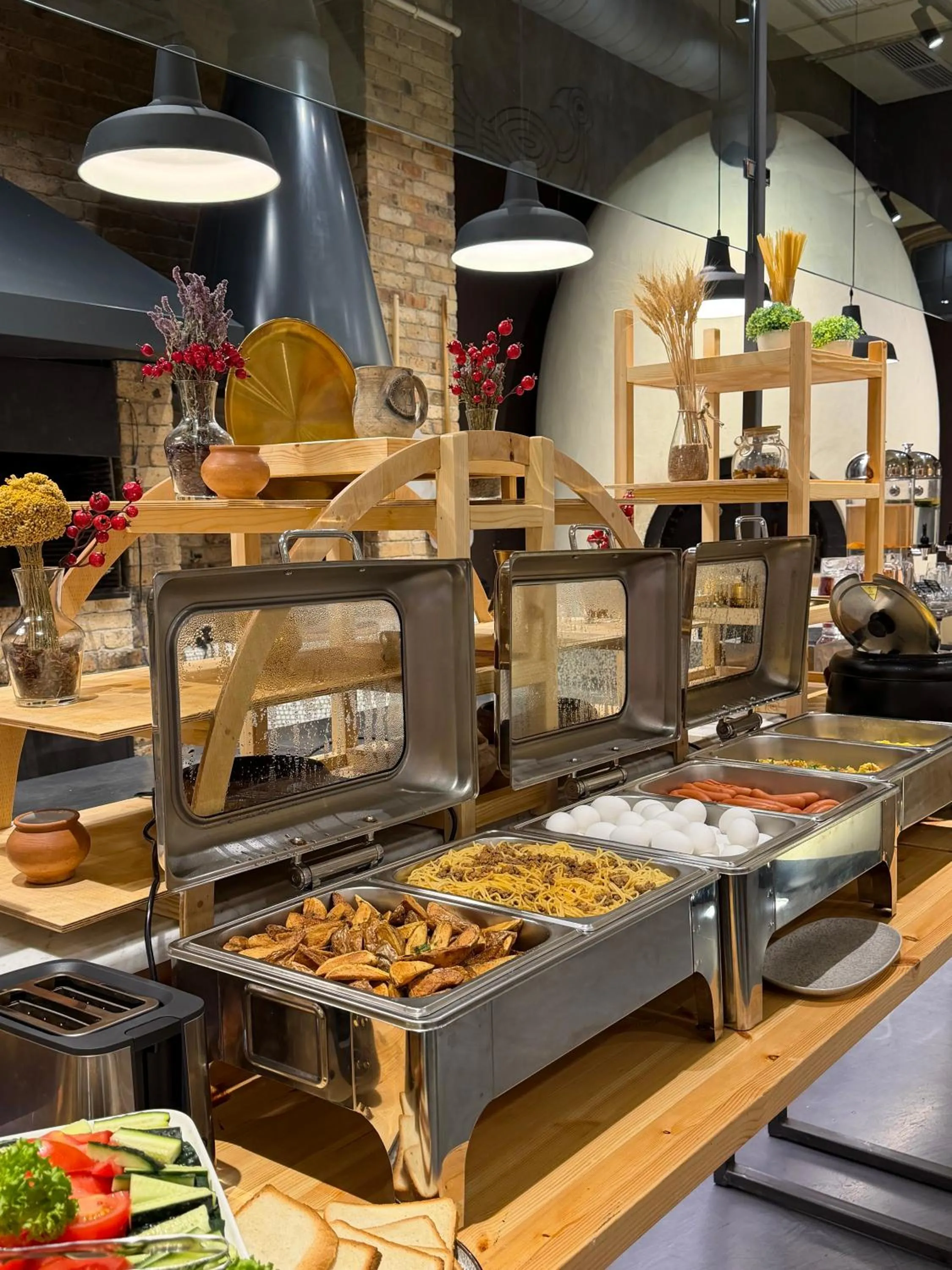 Buffet breakfast in KUMA Hotel Gyumri