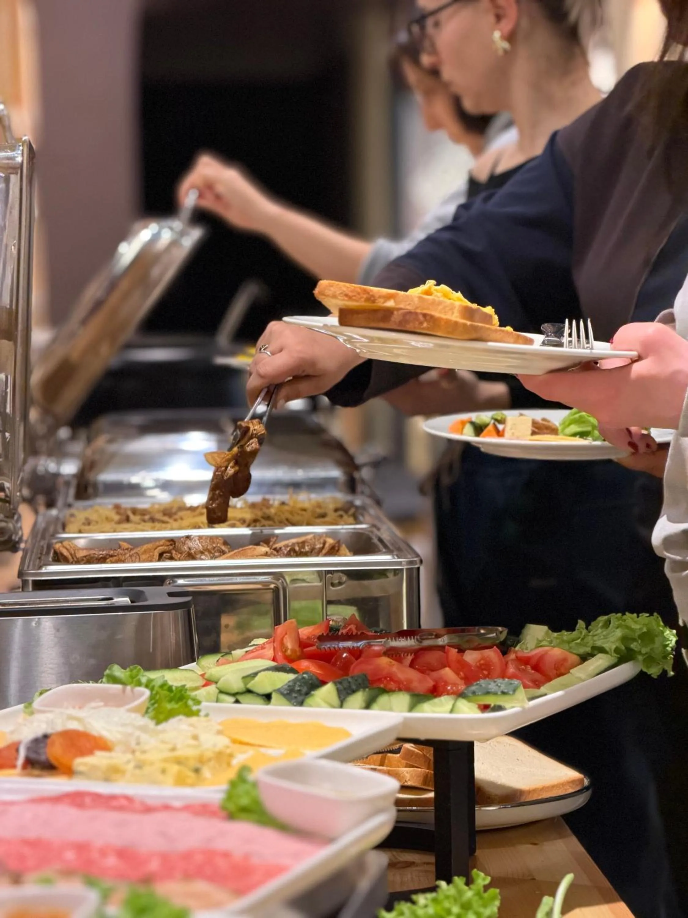 Buffet breakfast in KUMA Hotel Gyumri