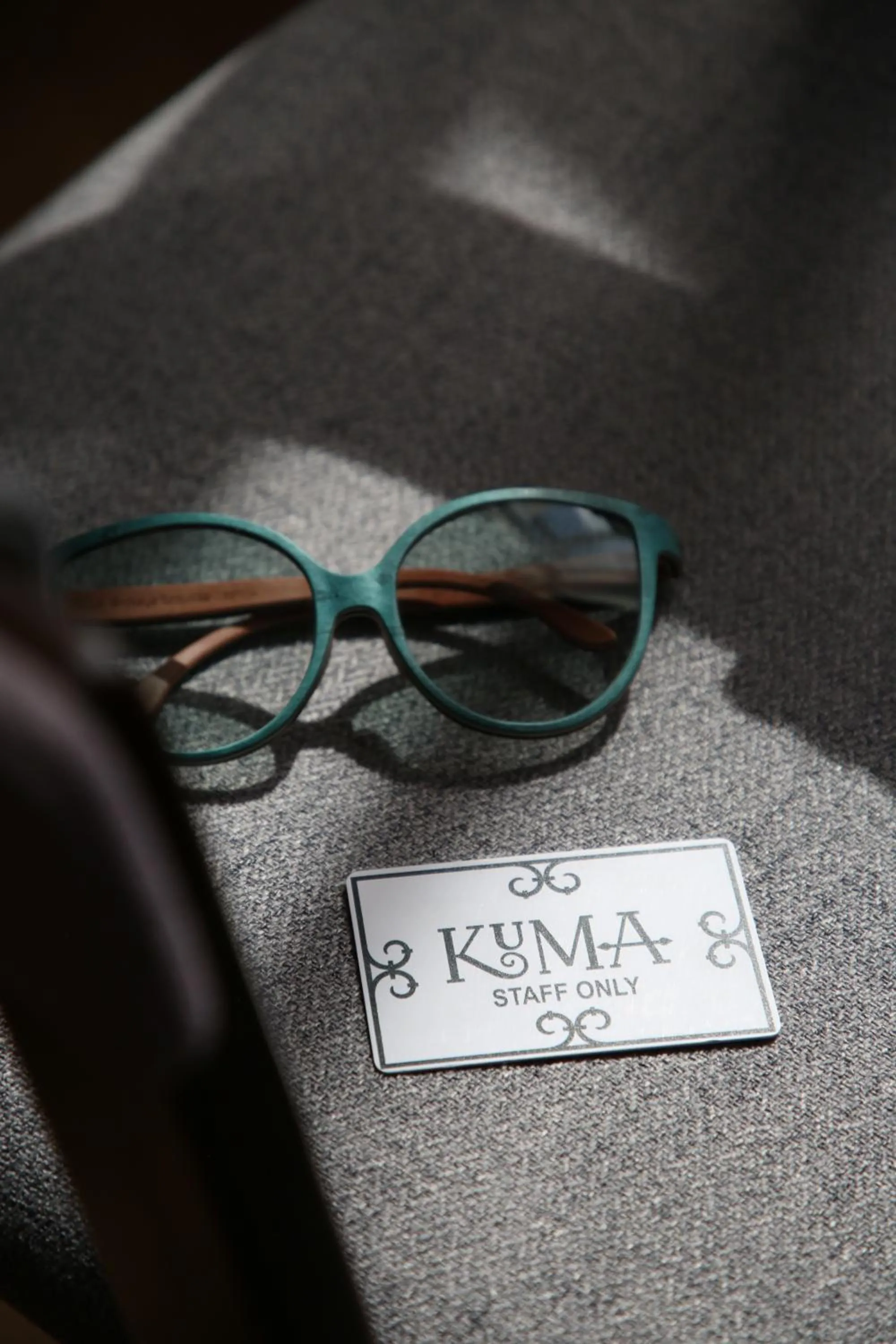 Text overlay in KUMA Hotel Gyumri