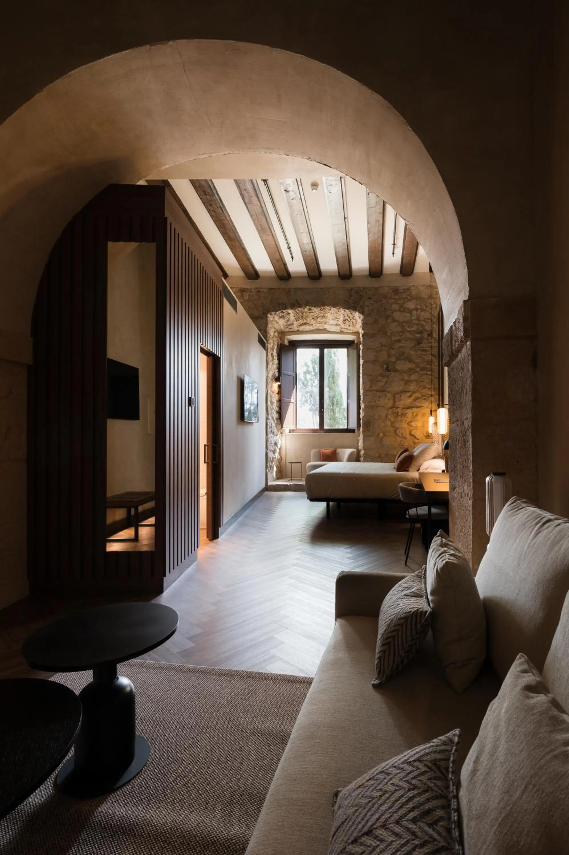 Decorative detail, Bed in Castilla Termal Brihuega