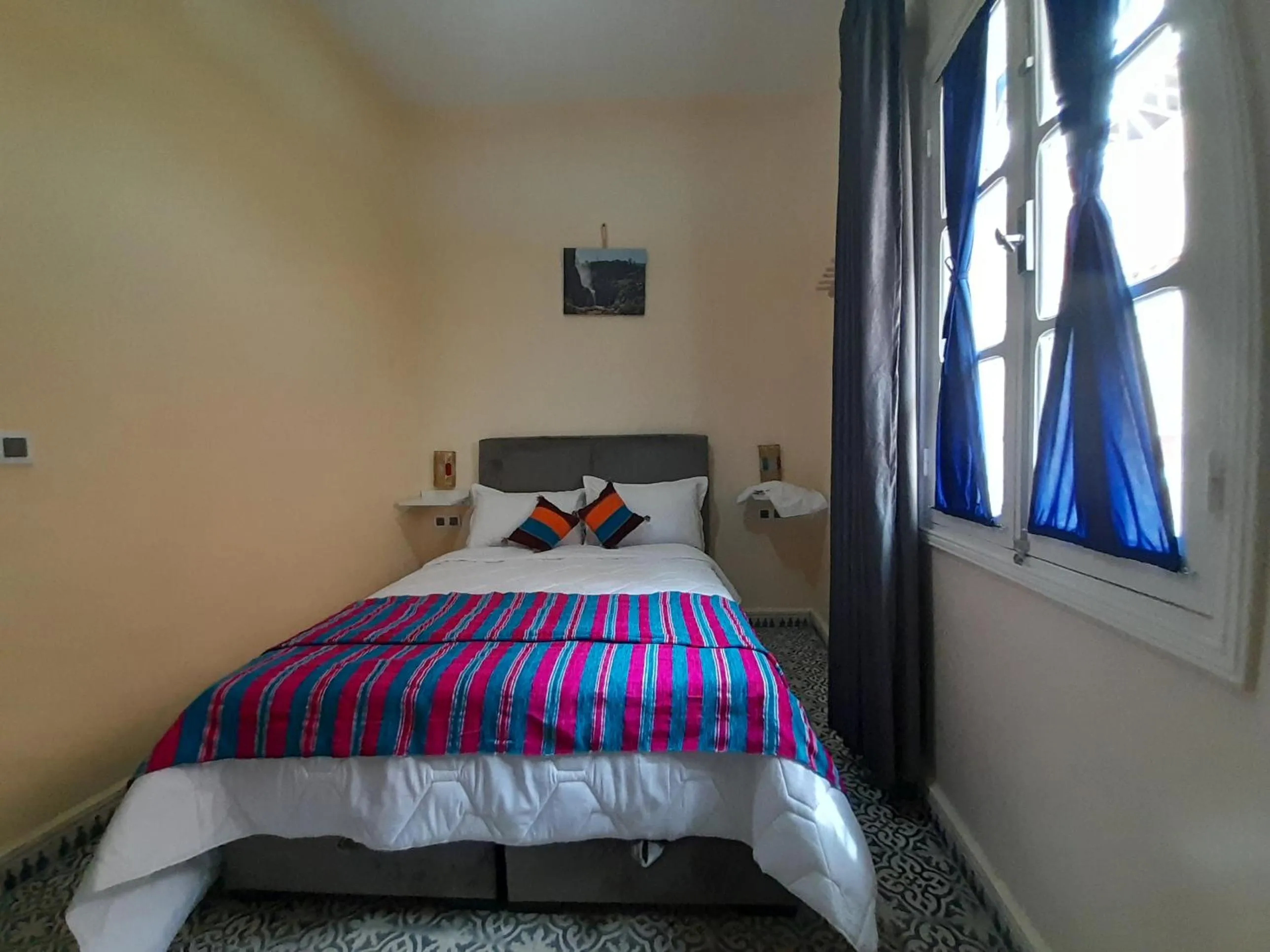 Bed in Hotel Mentaga