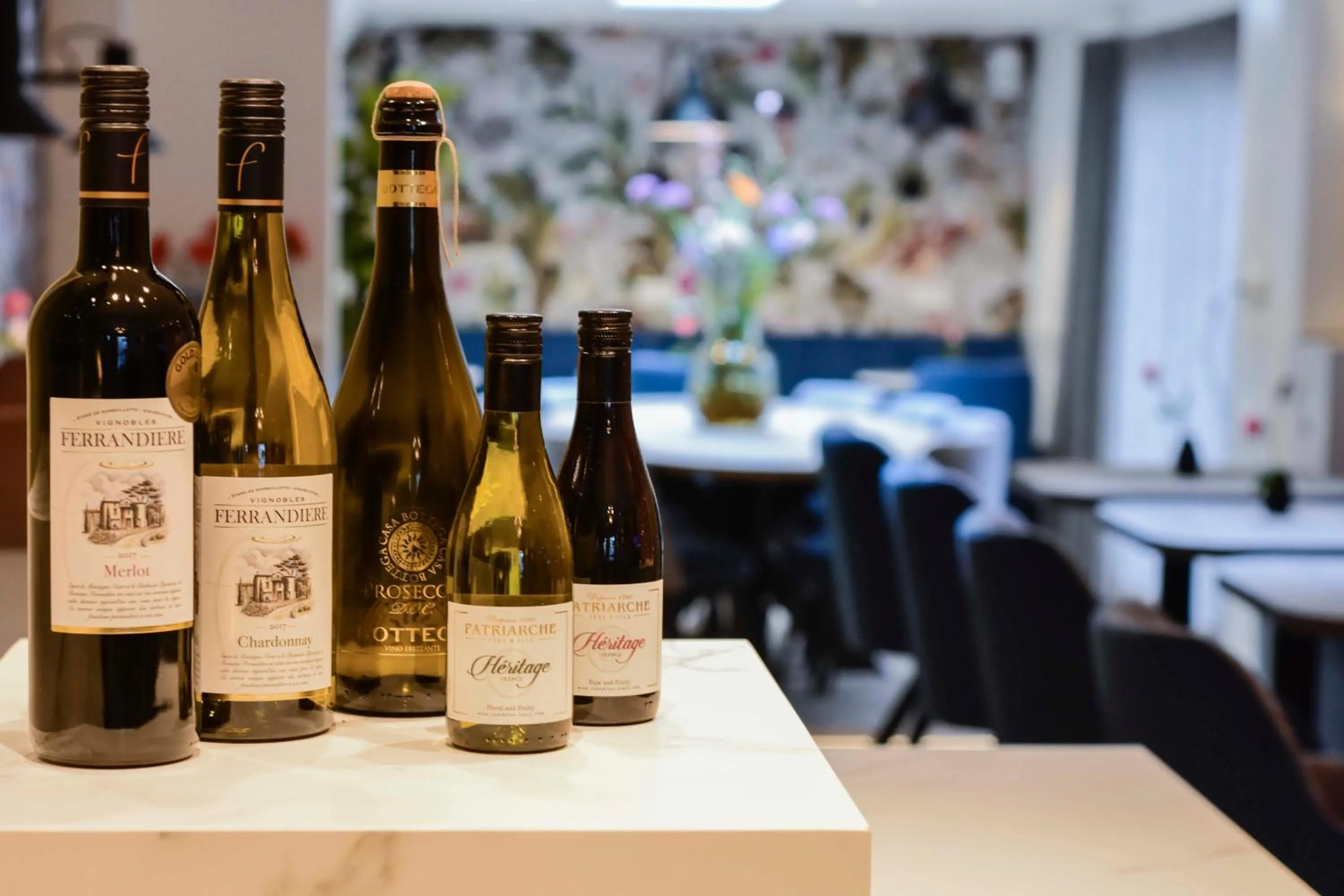 Drinks in Hotel Asterisk, a family run hotel