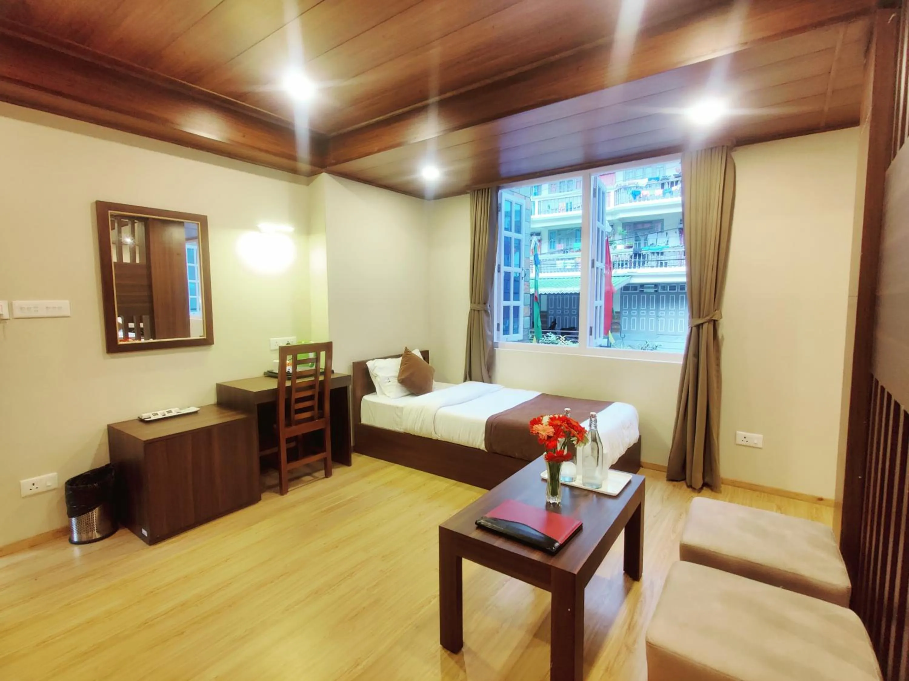 Bed in Keswani Group Tashi Heritage Hotel & Resort