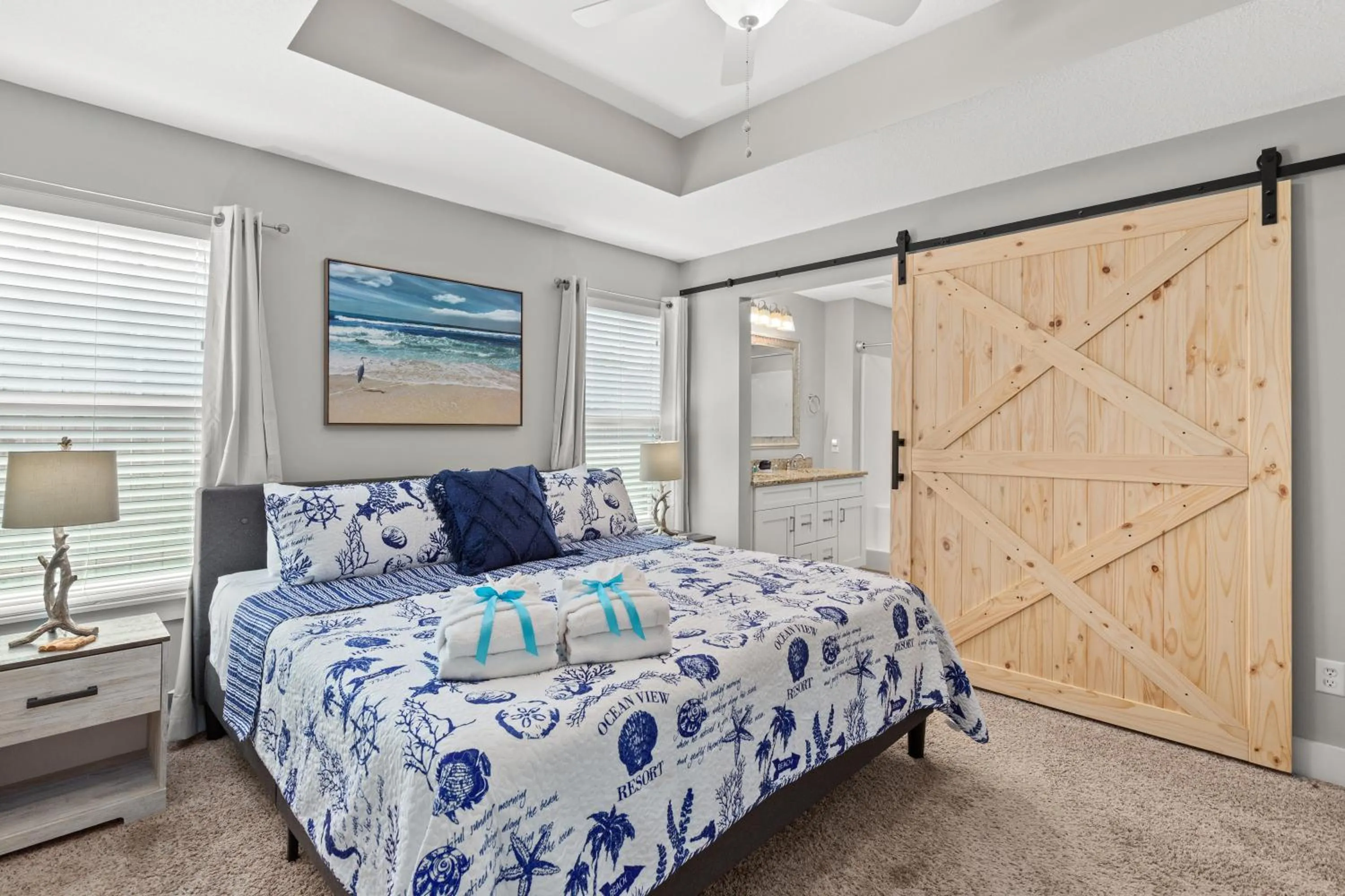 Bed in 3BD, 2BA Home! Family Friendly! Close to Beach! HOT TUB!