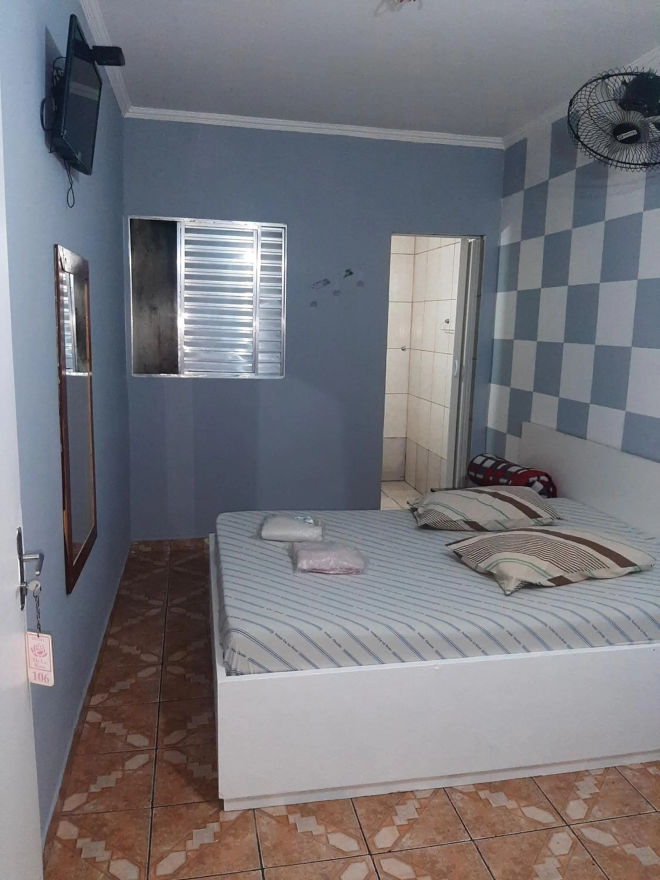 Bed in Hotel Della Rose