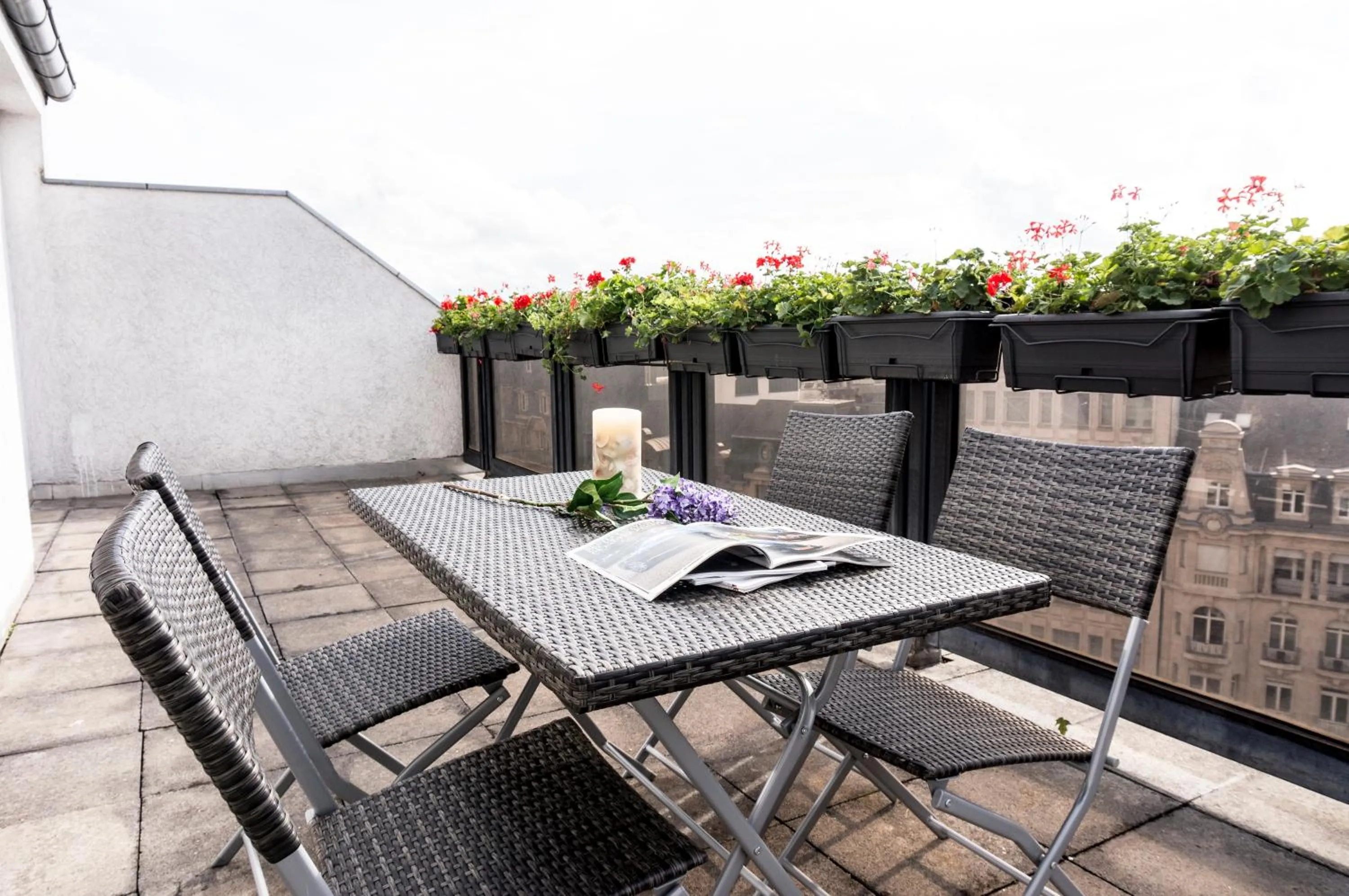 Balcony/Terrace in The Queen Luxury Apartments - Villa Marilyn