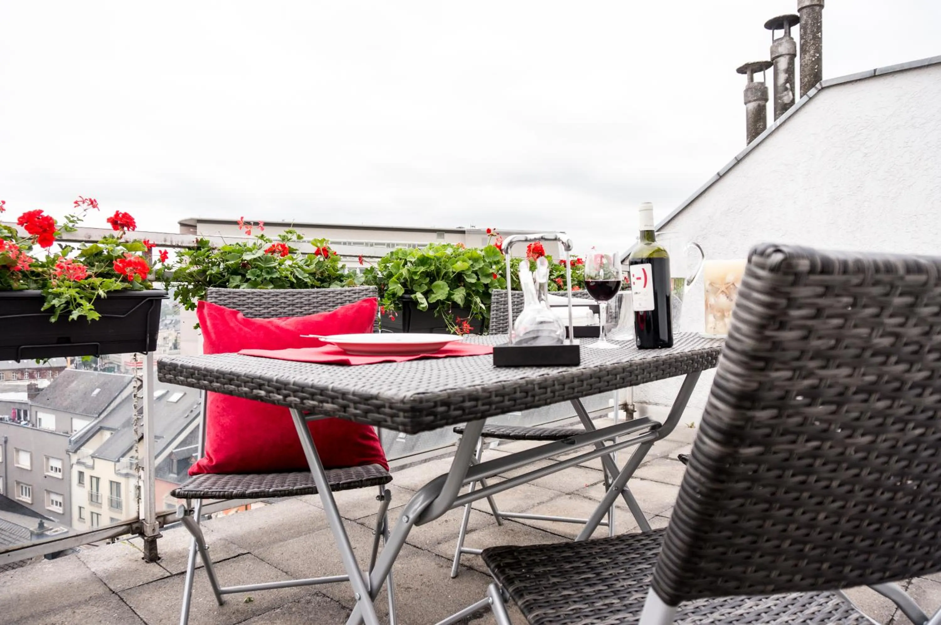 Balcony/Terrace in The Queen Luxury Apartments - Villa Marilyn